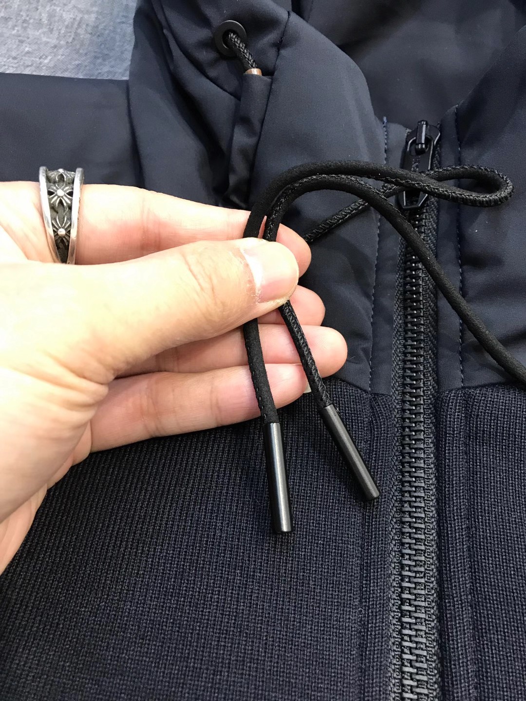 【新品】EZ家族男士商务休闲功能性连帽针织羊毛/白鹅绒/羽绒服外套，香港洋行渠道货，顶级纯正血统品质，意