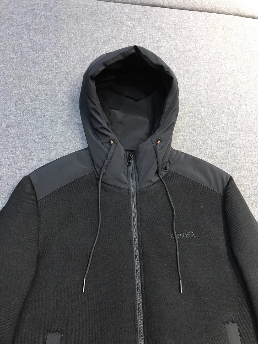 【新品】EZ家族男士商务休闲功能性连帽针织羊毛/白鹅绒/羽绒服外套，香港洋行渠道货，顶级纯正血统品质，意