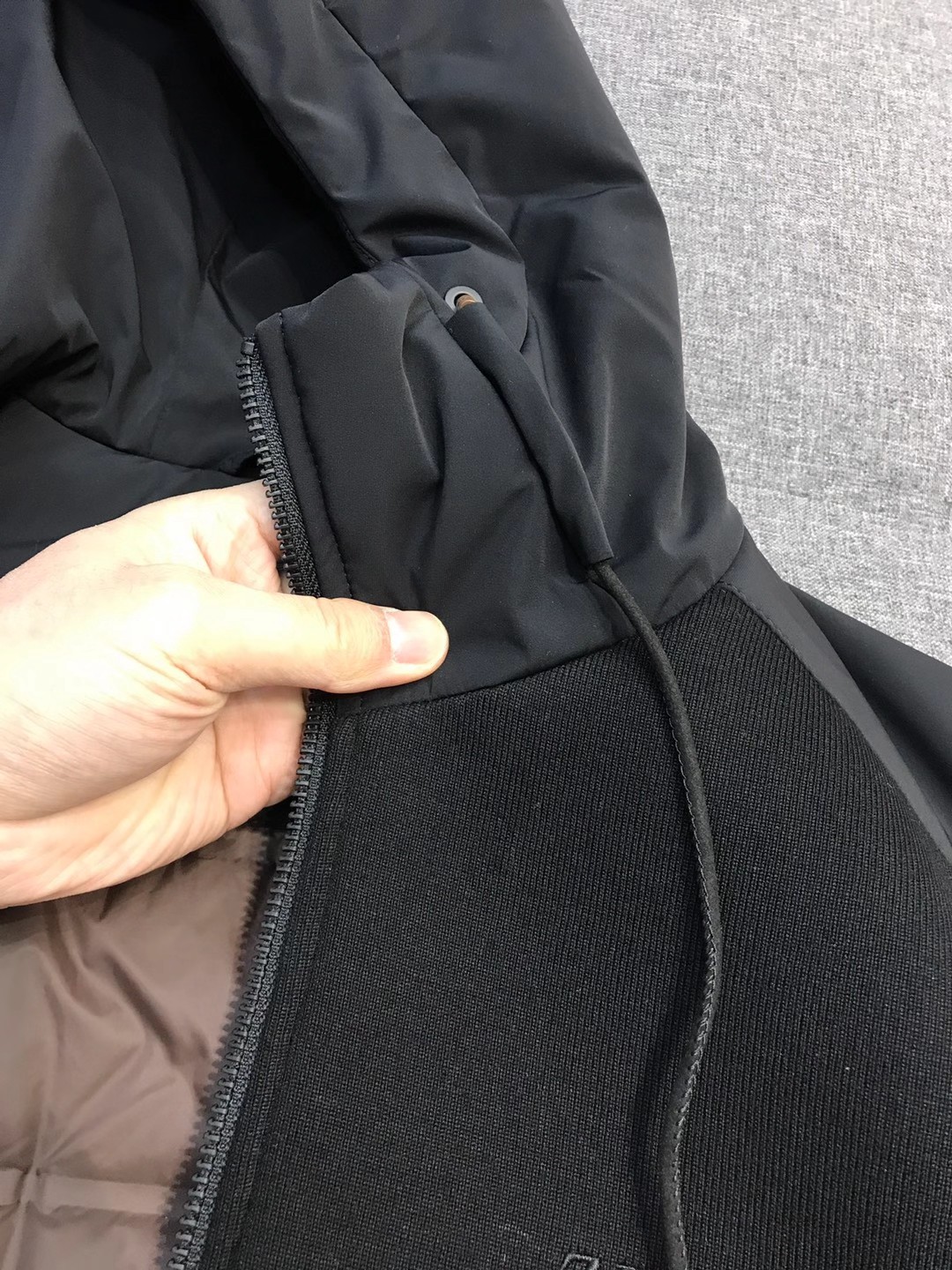 【新品】EZ家族男士商务休闲功能性连帽针织羊毛/白鹅绒/羽绒服外套，香港洋行渠道货，顶级纯正血统品质，意