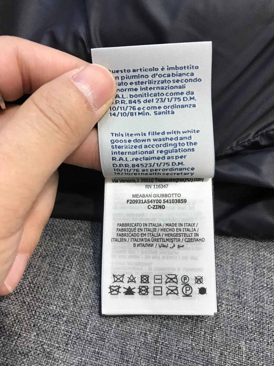 【新品】MON/羽皇男士时装款户外功能性白鹅绒可拆卸帽滑雪羽绒服，贸易公司渠道货，意大利原厂出品，官网主