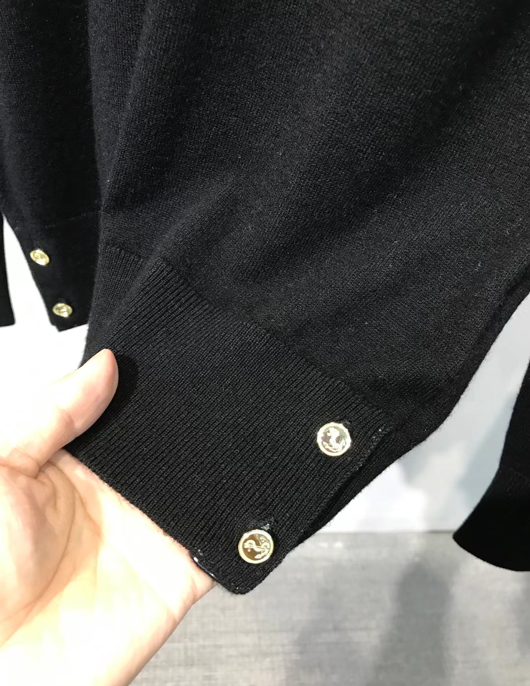 【新品】TB/桑姆家族男士时装款圆领纯羊毛毛衣，贸易公司渠道货，25F/W秋冬新品，买手店人气TOP单品