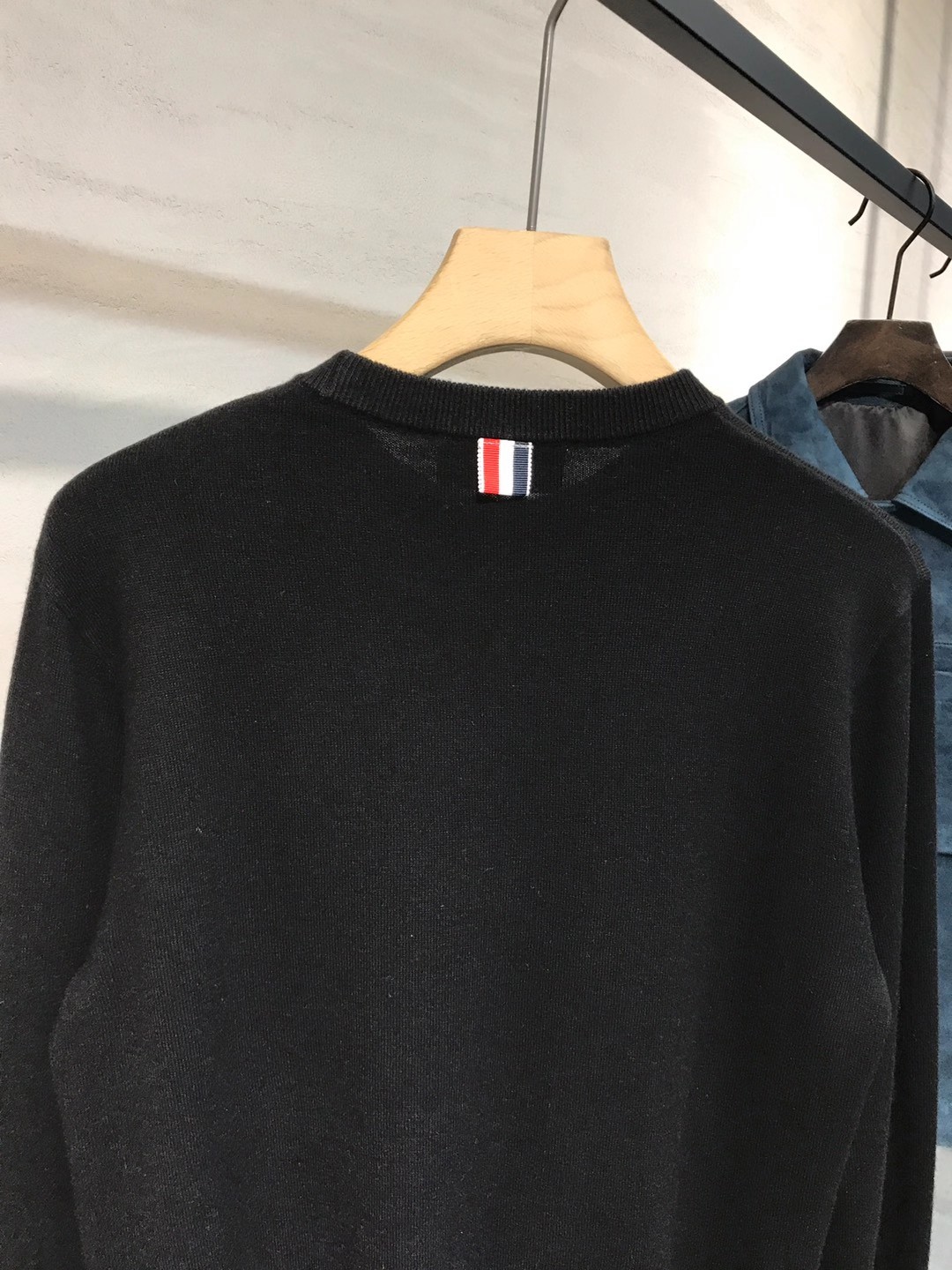 【新品】TB/桑姆家族男士时装款圆领纯羊毛毛衣，贸易公司渠道货，25F/W秋冬新品，买手店人气TOP单品