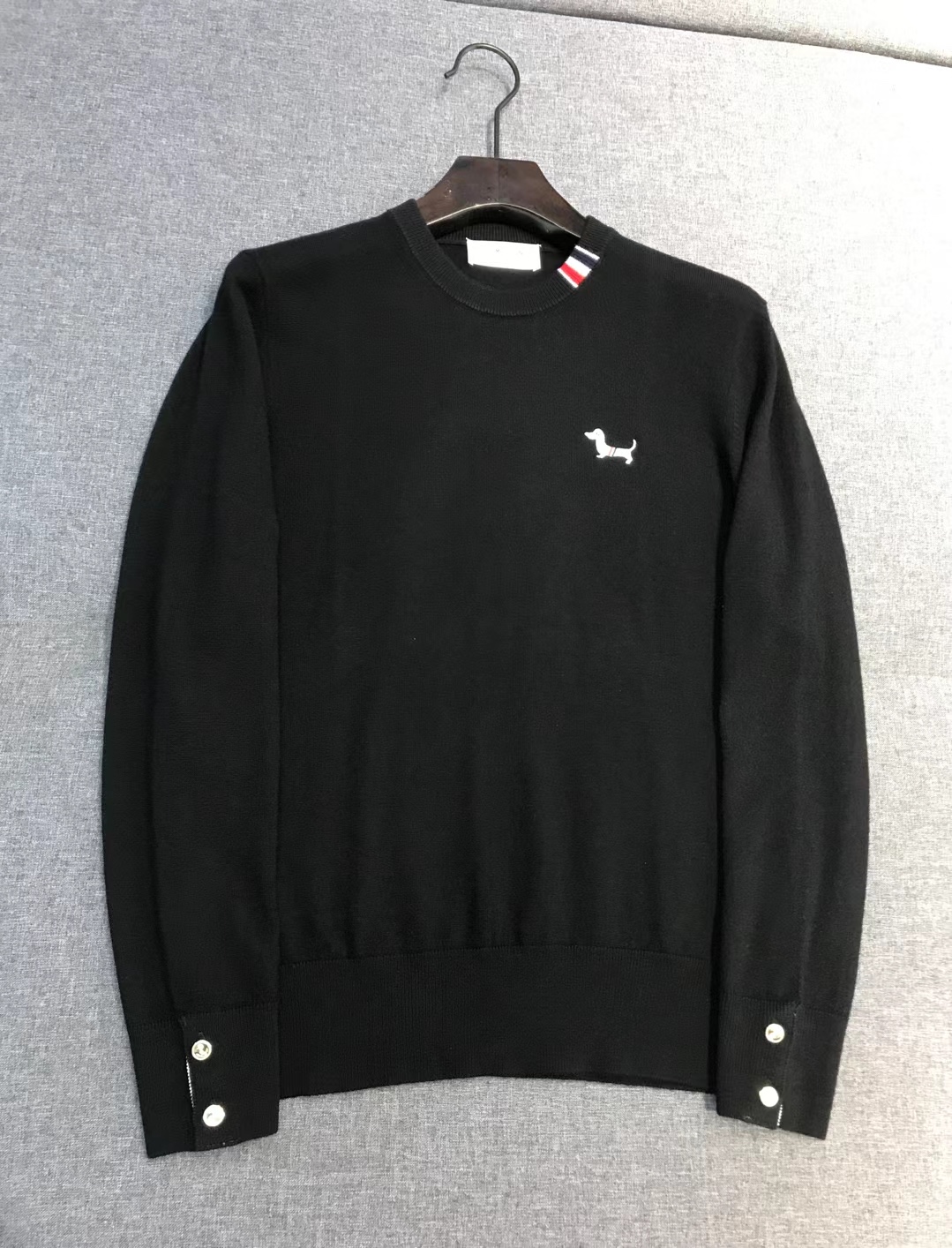 【新品】TB/桑姆家族男士时装款圆领纯羊毛毛衣，贸易公司渠道货，25F/W秋冬新品，买手店人气TOP单品