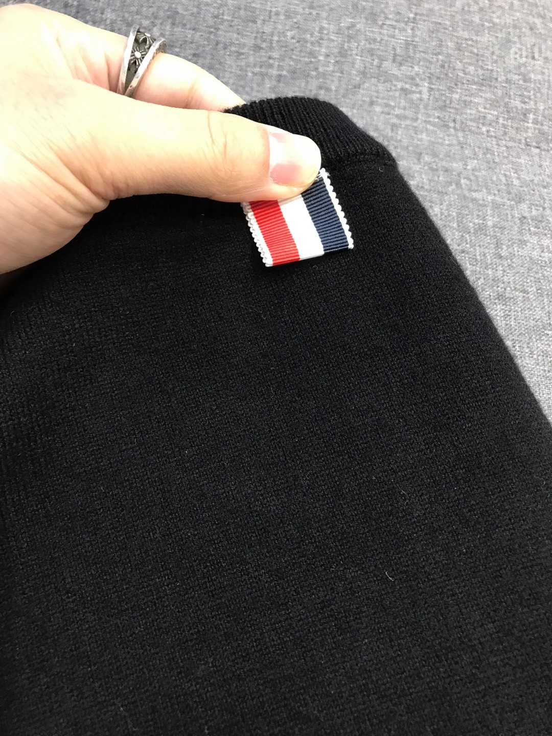 【新品】TB/桑姆家族男士时装款圆领纯羊毛毛衣，贸易公司渠道货，25F/W秋冬新品，买手店人气TOP单品