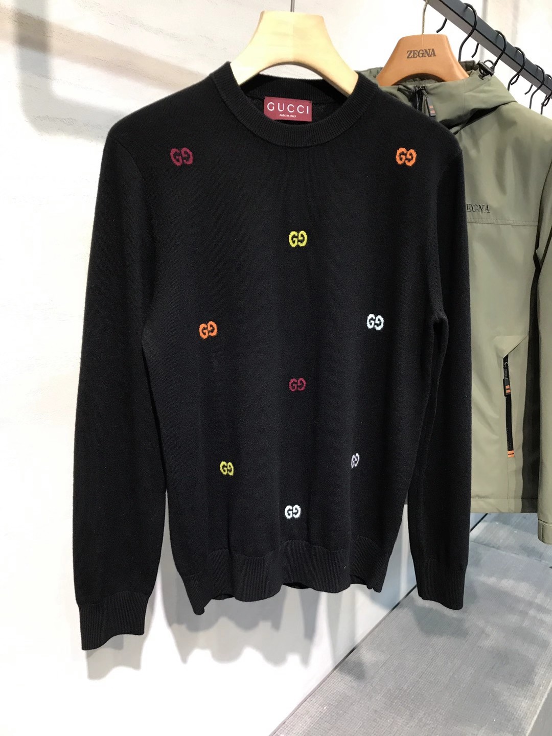 【新品】Gu男士时装款休闲圆领美利奴羊毛衫/毛衣，香港洋行渠道臻品，25年F/W秋冬新品，纯正血统品质，