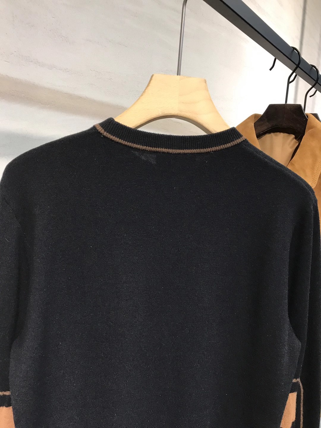 【新品】H/橙色帝国男士高端美利奴羊毛圆领毛衣，贸易公司渠道臻品，上海恒隆订单，25年F/W秋冬新品，高