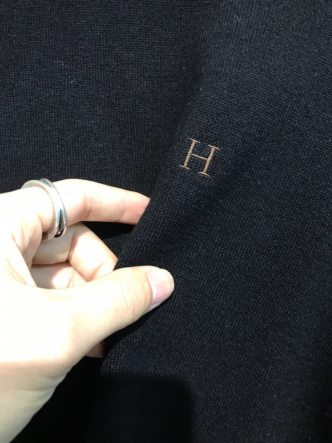 【新品】H/橙色帝国男士高端美利奴羊毛圆领毛衣，贸易公司渠道臻品，上海恒隆订单，25年F/W秋冬新品，高