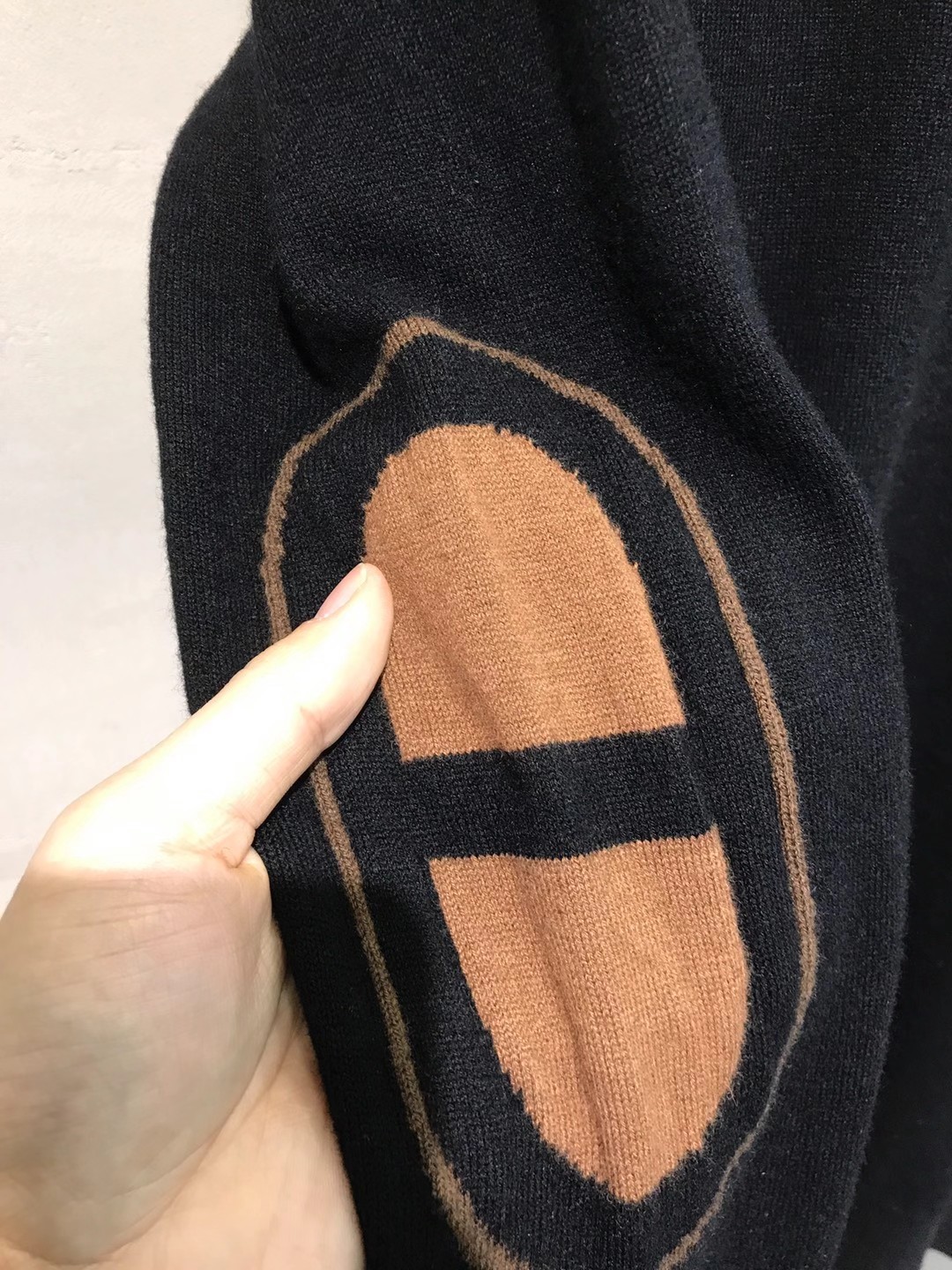 【新品】H/橙色帝国男士高端美利奴羊毛圆领毛衣，贸易公司渠道臻品，上海恒隆订单，25年F/W秋冬新品，高