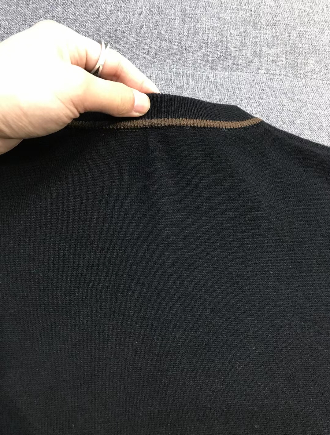 【新品】H/橙色帝国男士高端美利奴羊毛圆领毛衣，贸易公司渠道臻品，上海恒隆订单，25年F/W秋冬新品，高