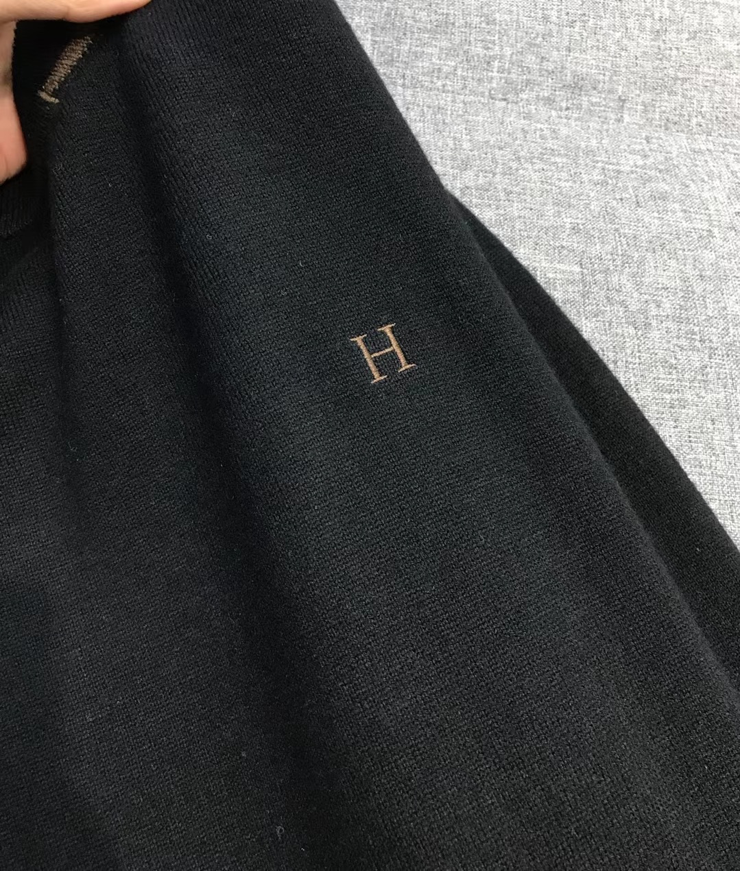 【新品】H/橙色帝国男士高端美利奴羊毛圆领毛衣，贸易公司渠道臻品，上海恒隆订单，25年F/W秋冬新品，高