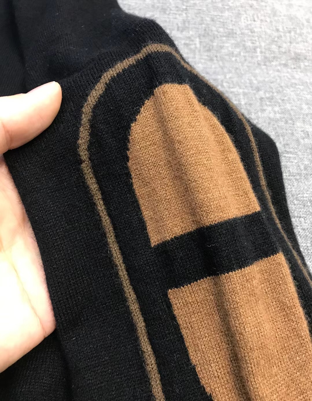 【新品】H/橙色帝国男士高端美利奴羊毛圆领毛衣，贸易公司渠道臻品，上海恒隆订单，25年F/W秋冬新品，高