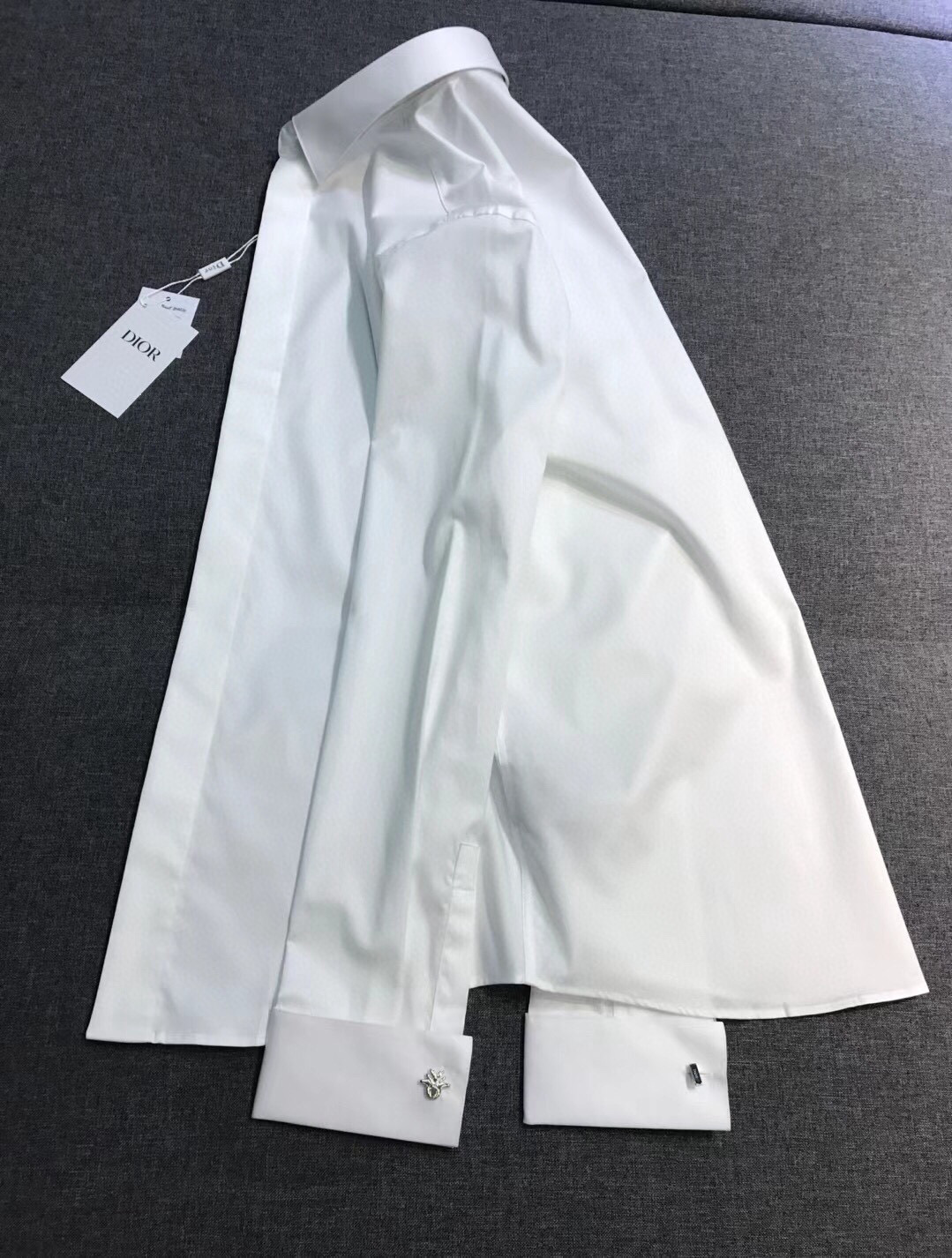 【新品】CD.HOMME家族男士时装款袖扣正装商务休闲长袖衬衫，香港洋行渠道货，重磅级品鉴奢华之物，高级