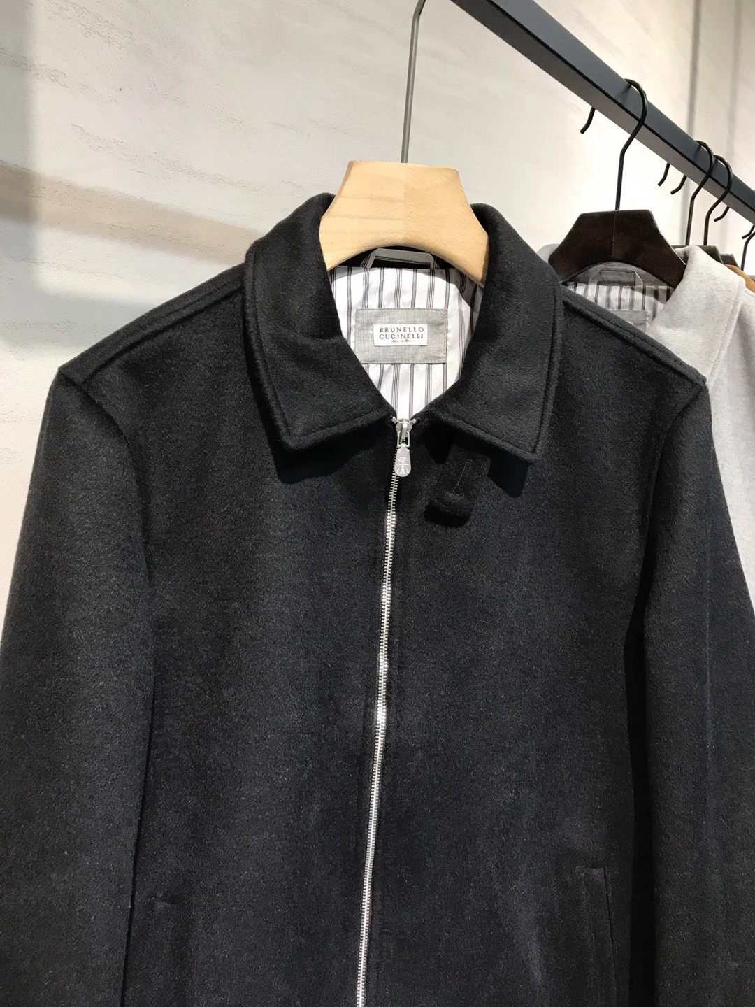 【新品】BC家族男士时装款老钱商务休闲羊毛/羊绒混纺夹克外套，上海贸易公司货，100%纯正血统品质，超重