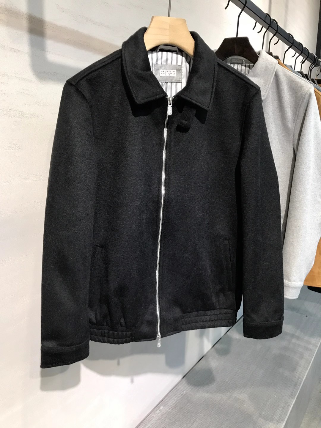 【新品】BC家族男士时装款老钱商务休闲羊毛/羊绒混纺夹克外套，上海贸易公司货，100%纯正血统品质，超重