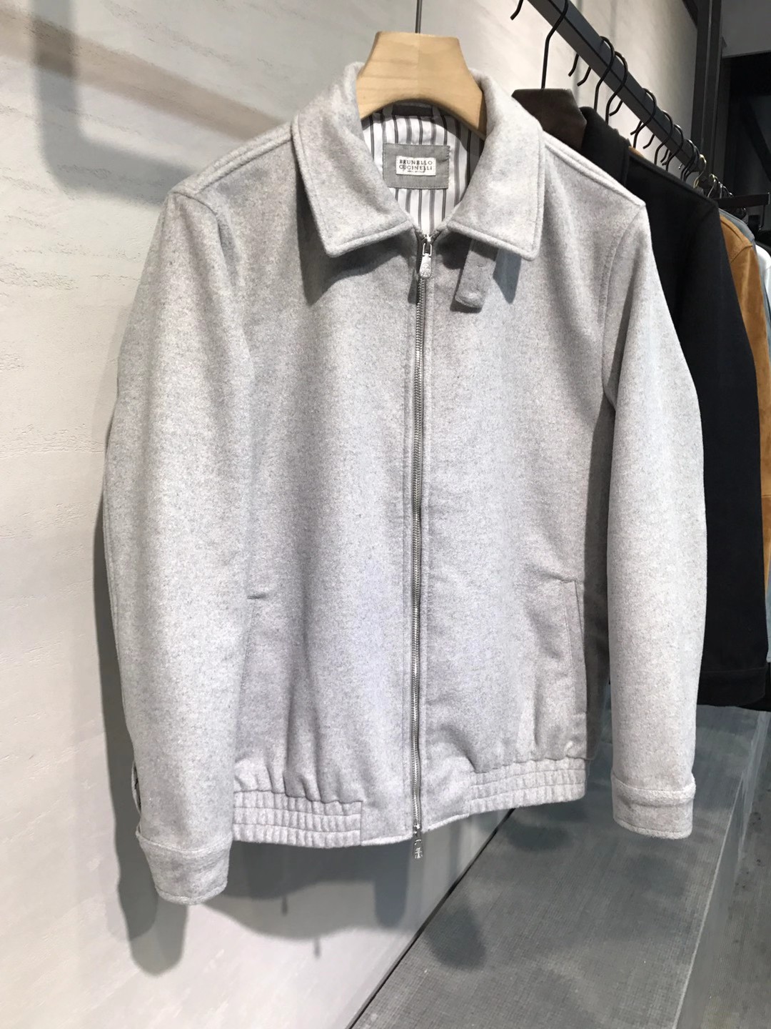 【新品】BC家族男士时装款老钱商务休闲羊毛/羊绒混纺夹克外套，上海贸易公司货，100%纯正血统品质，超重