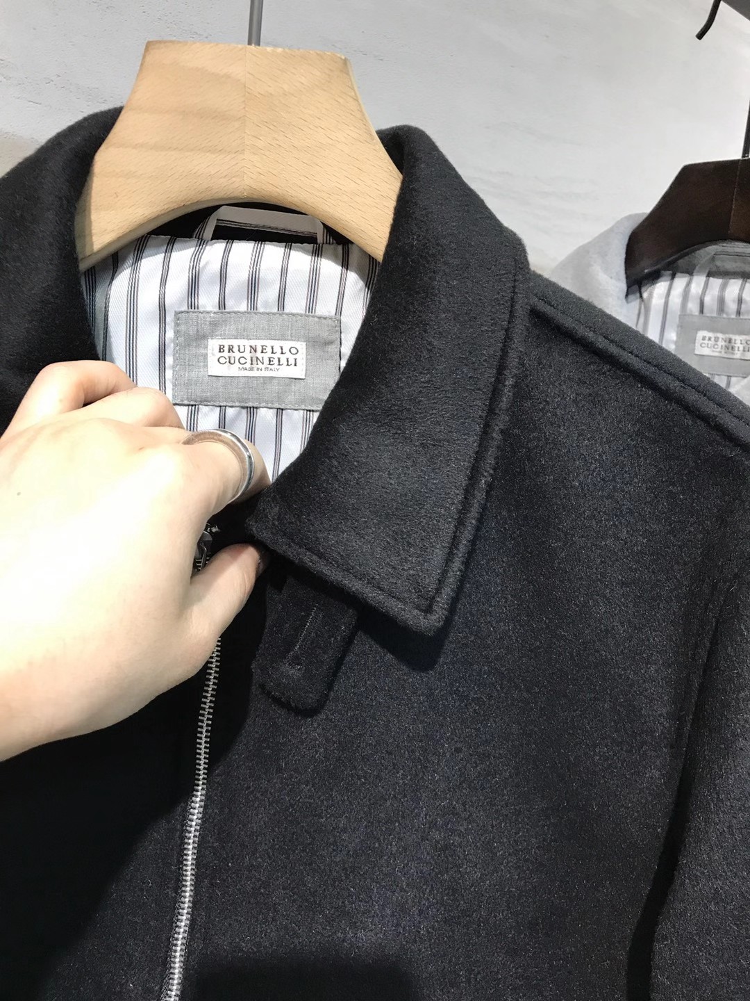 【新品】BC家族男士时装款老钱商务休闲羊毛/羊绒混纺夹克外套，上海贸易公司货，100%纯正血统品质，超重