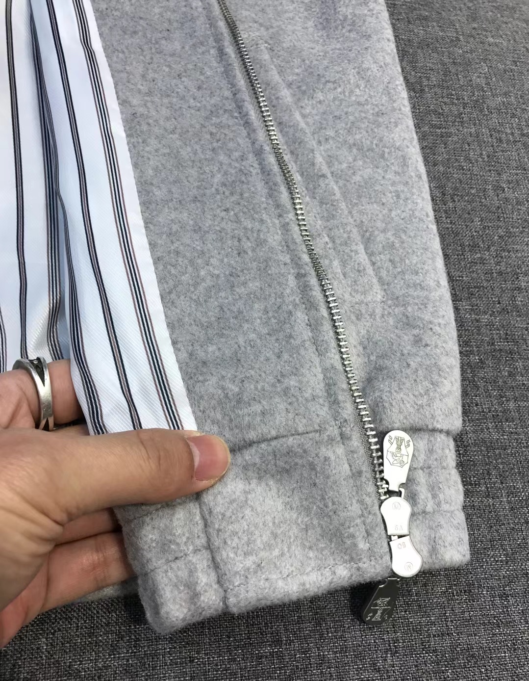 【新品】BC家族男士时装款老钱商务休闲羊毛/羊绒混纺夹克外套，上海贸易公司货，100%纯正血统品质，超重