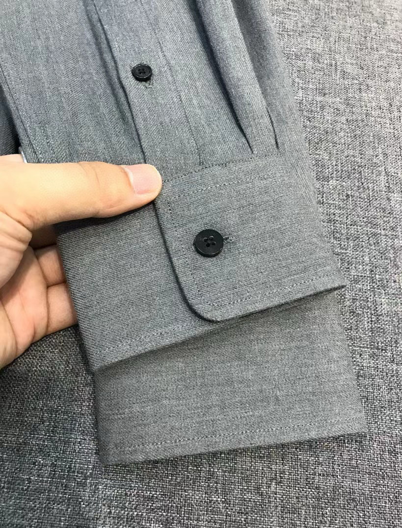 【新品-Loro piana男士高端商务休闲羊毛混纺长袖衬衫，贸易公司渠道臻品，系出名门，纯正血统品质，