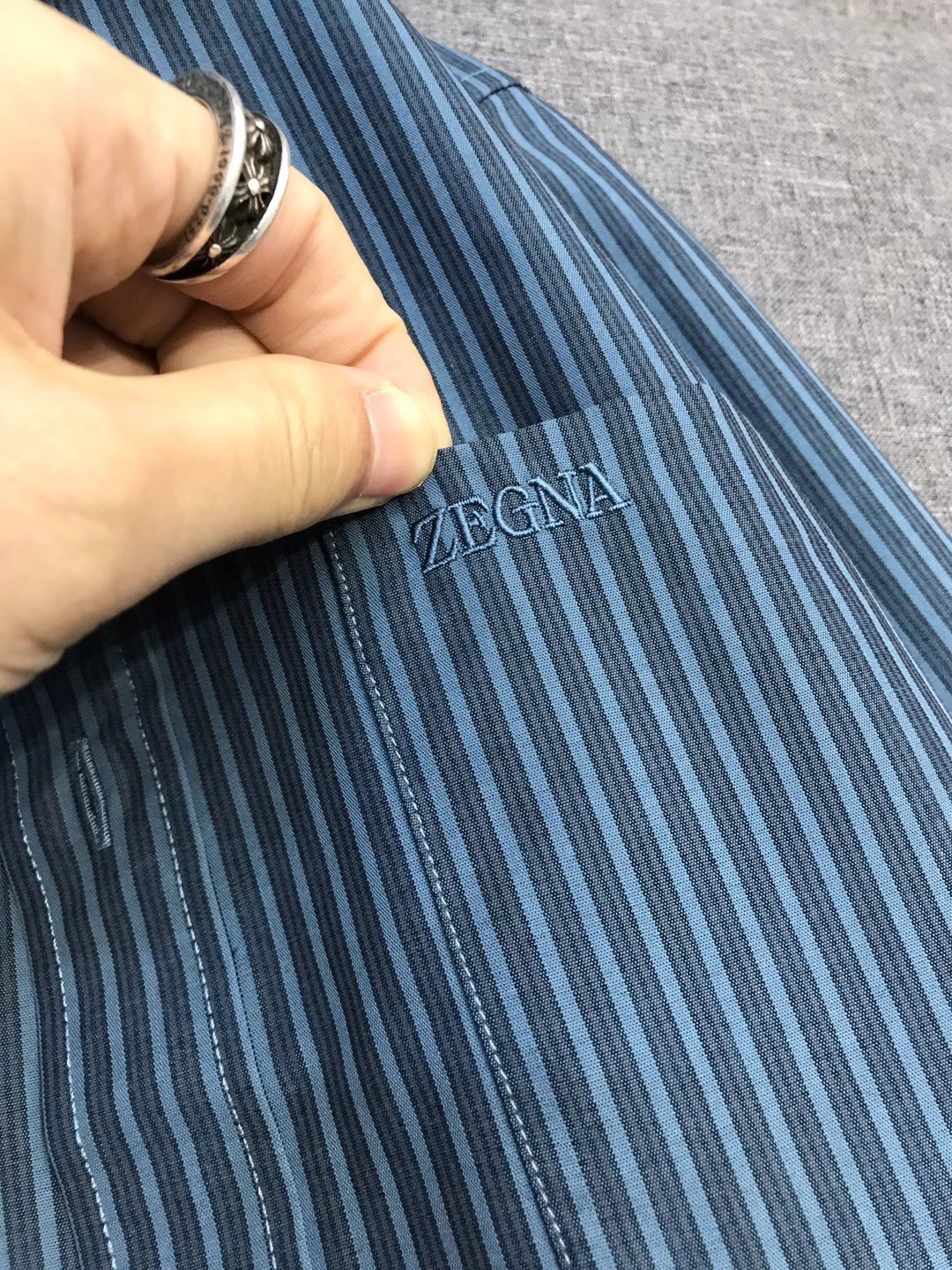 【新品】EZ家族男士高端商务休闲条纹长袖衬衫，顶级香港洋行货，纯血统品质，意大利原厂出品，26年早春新品