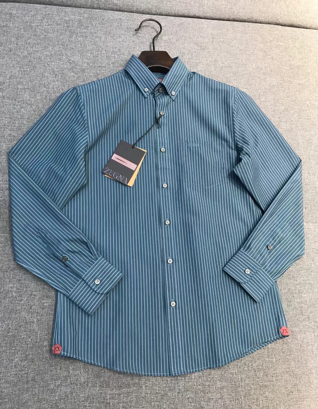 【新品】EZ家族男士高端商务休闲条纹长袖衬衫，顶级香港洋行货，纯血统品质，意大利原厂出品，26年早春新品