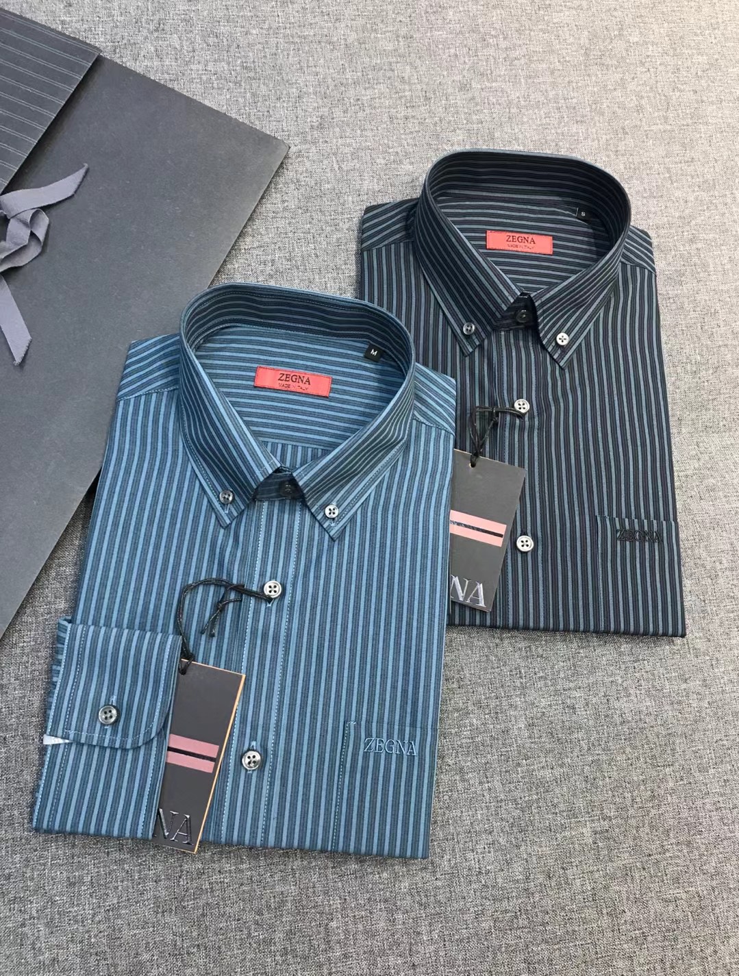 【新品】EZ家族男士高端商务休闲条纹长袖衬衫，顶级香港洋行货，纯血统品质，意大利原厂出品，26年早春新品