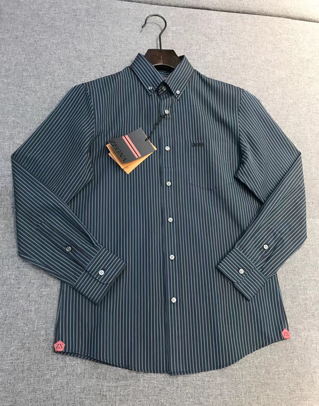 【新品】EZ家族男士高端商务休闲条纹长袖衬衫，顶级香港洋行货，纯血统品质，意大利原厂出品，26年早春新品