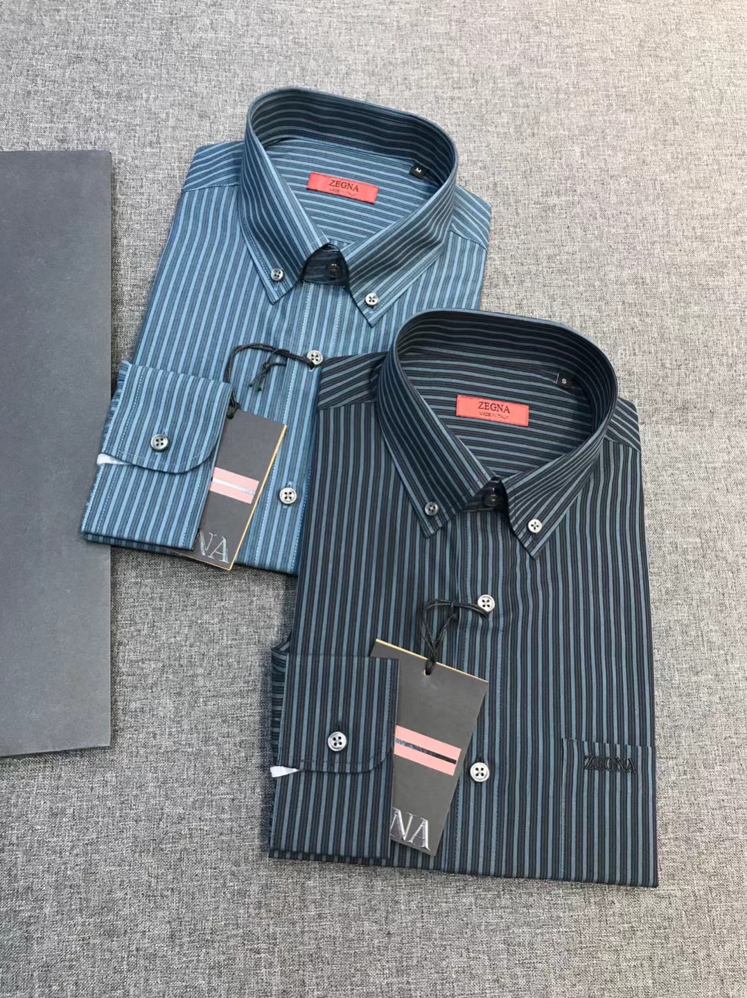 【新品】EZ家族男士高端商务休闲条纹长袖衬衫，顶级香港洋行货，纯血统品质，意大利原厂出品，26年早春新品