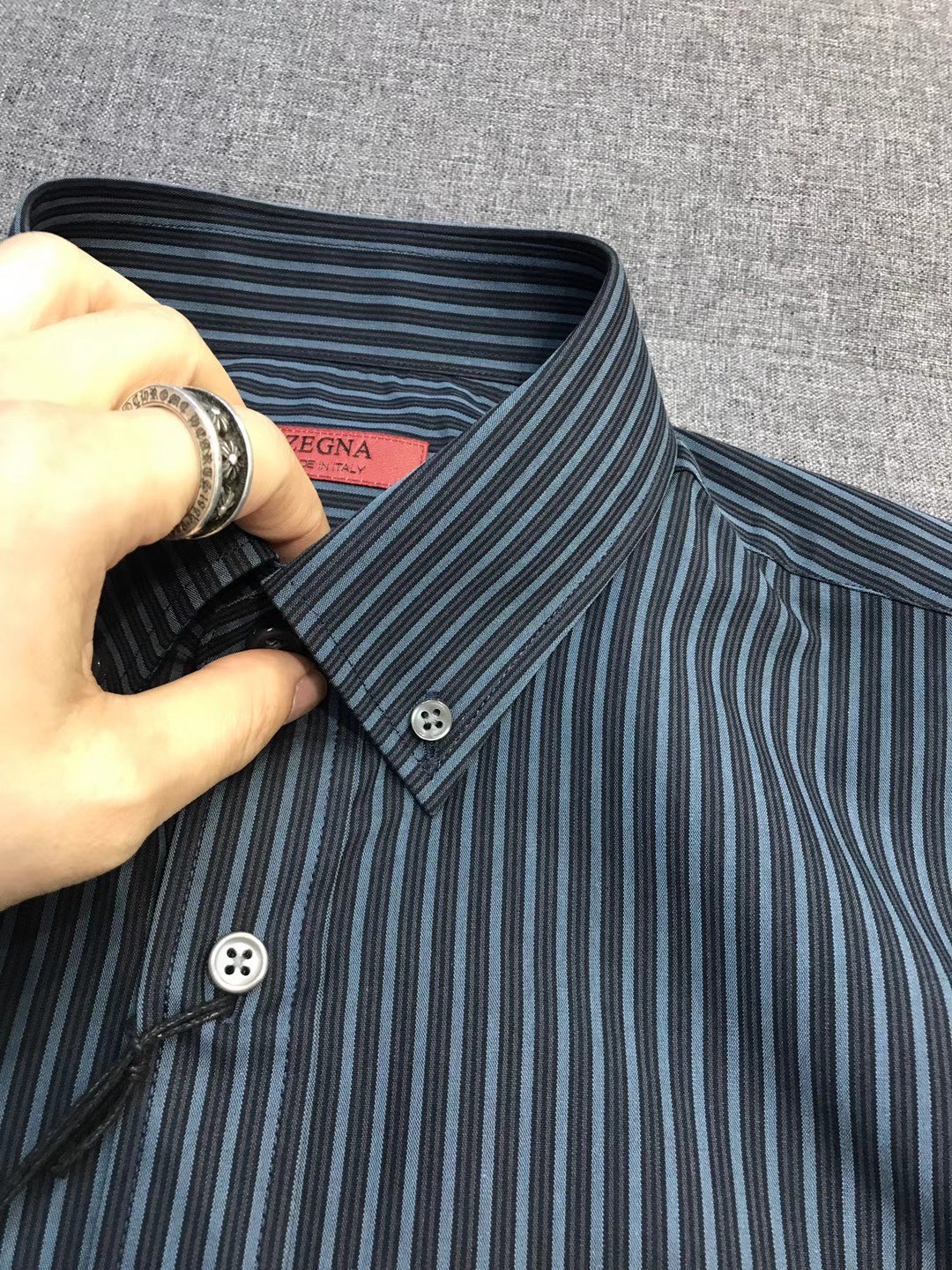 【新品】EZ家族男士高端商务休闲条纹长袖衬衫，顶级香港洋行货，纯血统品质，意大利原厂出品，26年早春新品