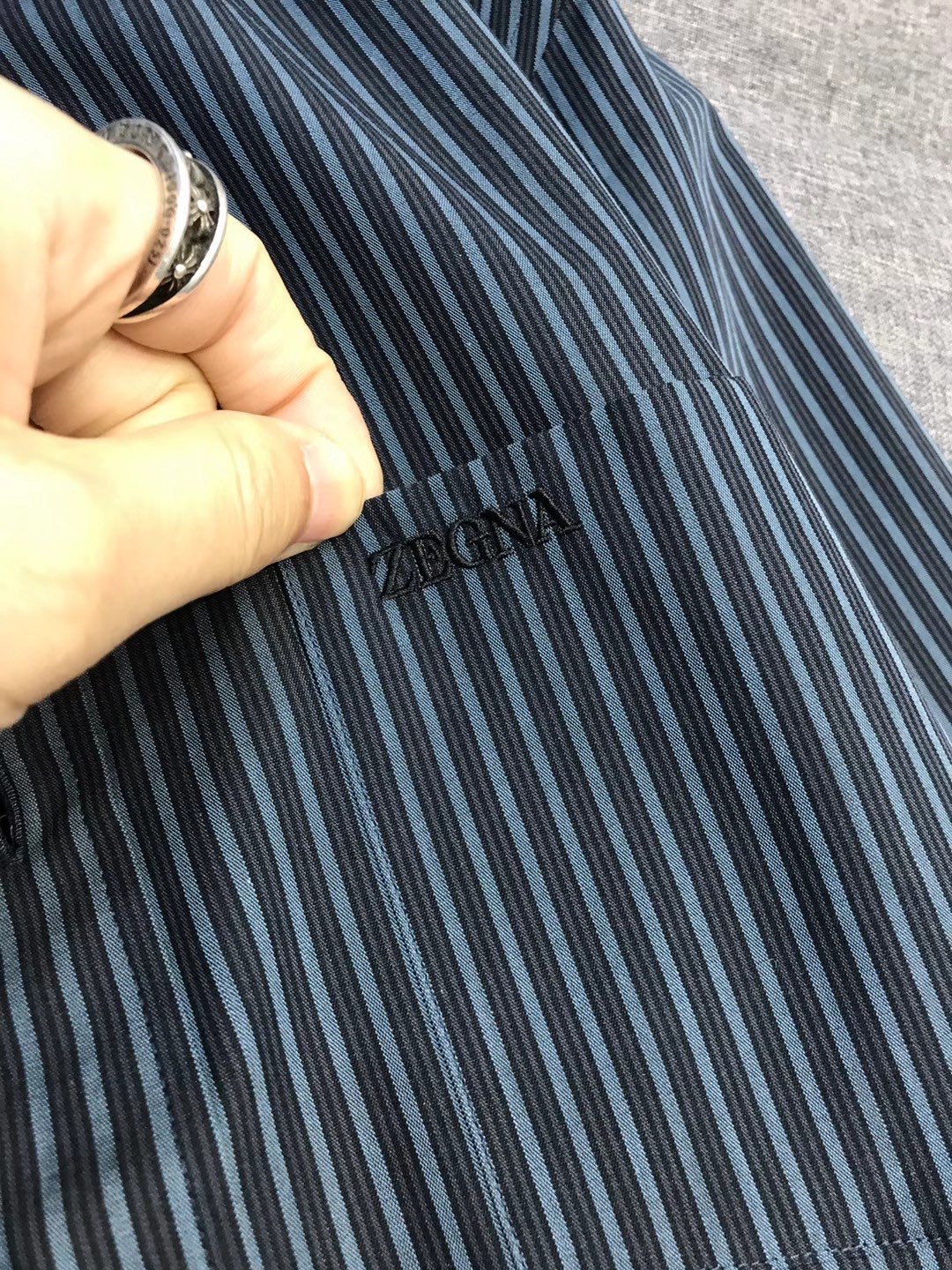 【新品】EZ家族男士高端商务休闲条纹长袖衬衫，顶级香港洋行货，纯血统品质，意大利原厂出品，26年早春新品