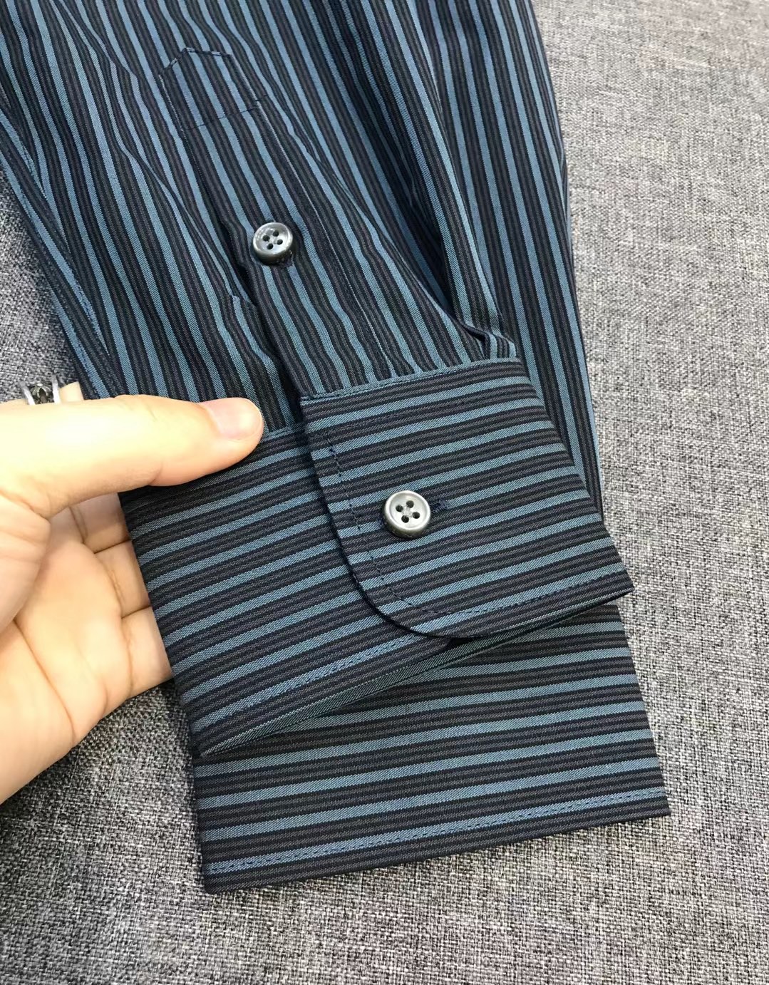 【新品】EZ家族男士高端商务休闲条纹长袖衬衫，顶级香港洋行货，纯血统品质，意大利原厂出品，26年早春新品