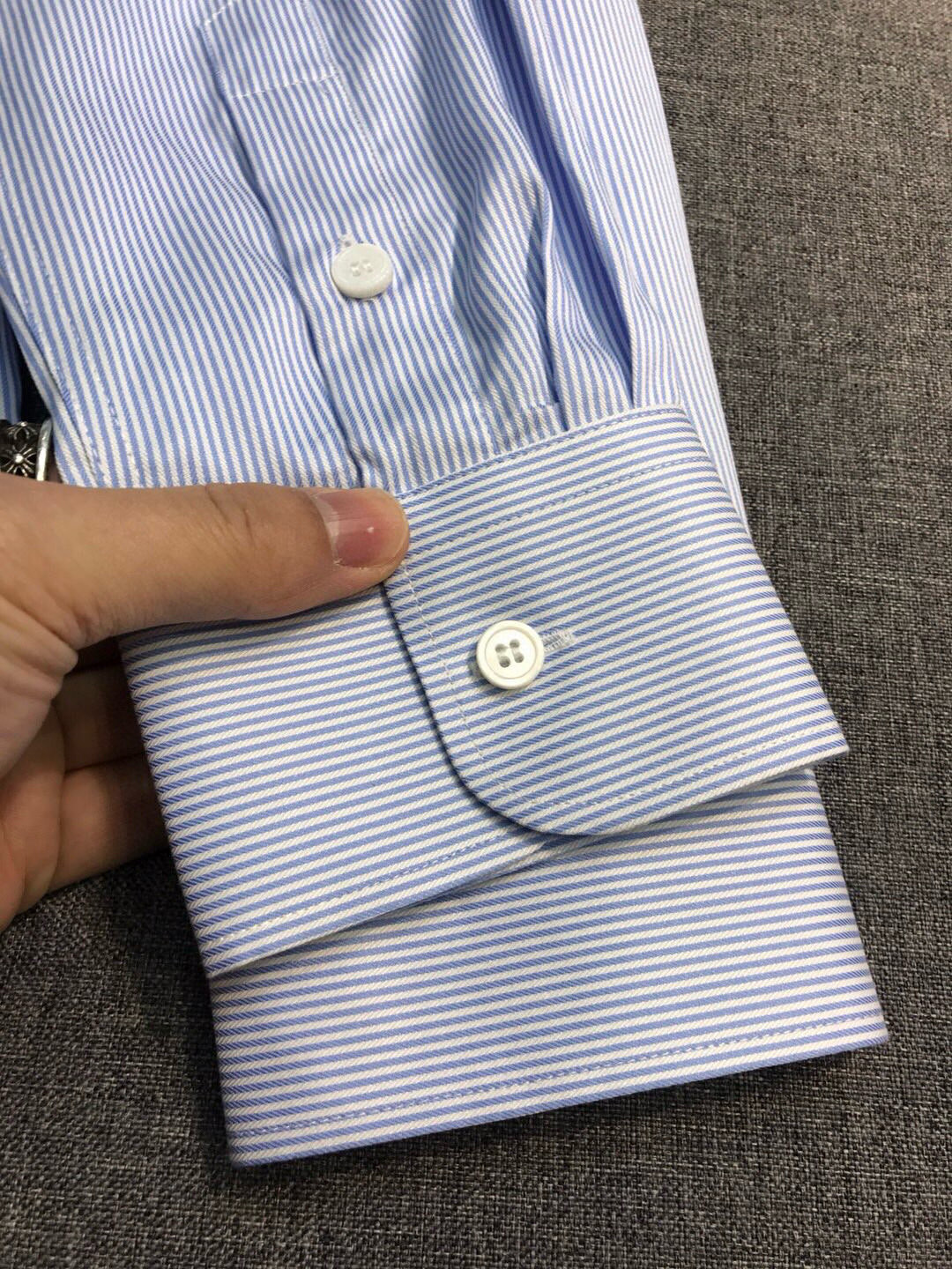 【新品EZ家族男士高端商务休闲条纹长袖衬衫，顶级香港洋行货，纯血统品质，土耳其代工出品，26年早春新品，