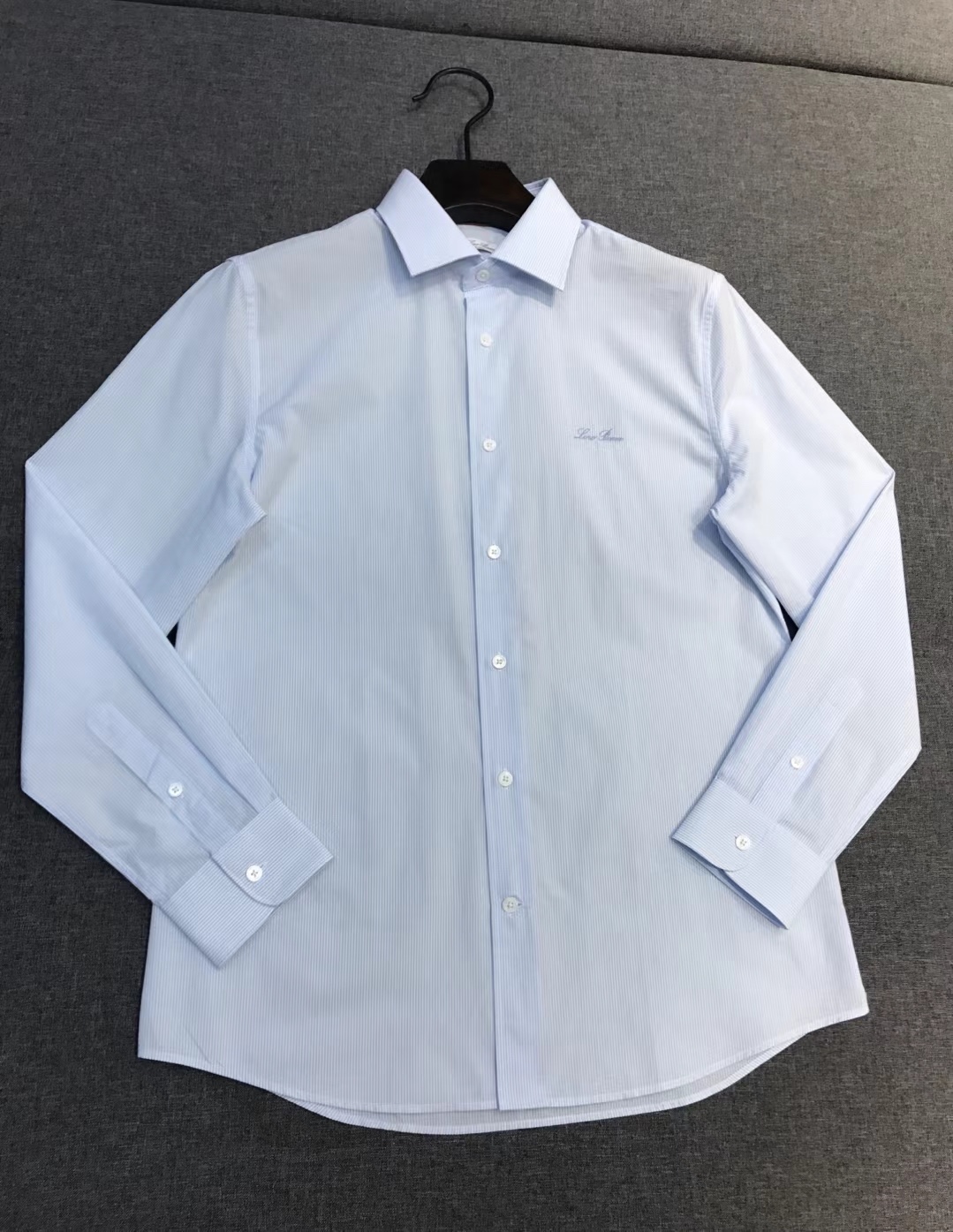 【新品】-loro Piana男士高端商务休闲提花长袖衬衫，贸易公司渠道臻品，系出名门，纯正血统品质，2