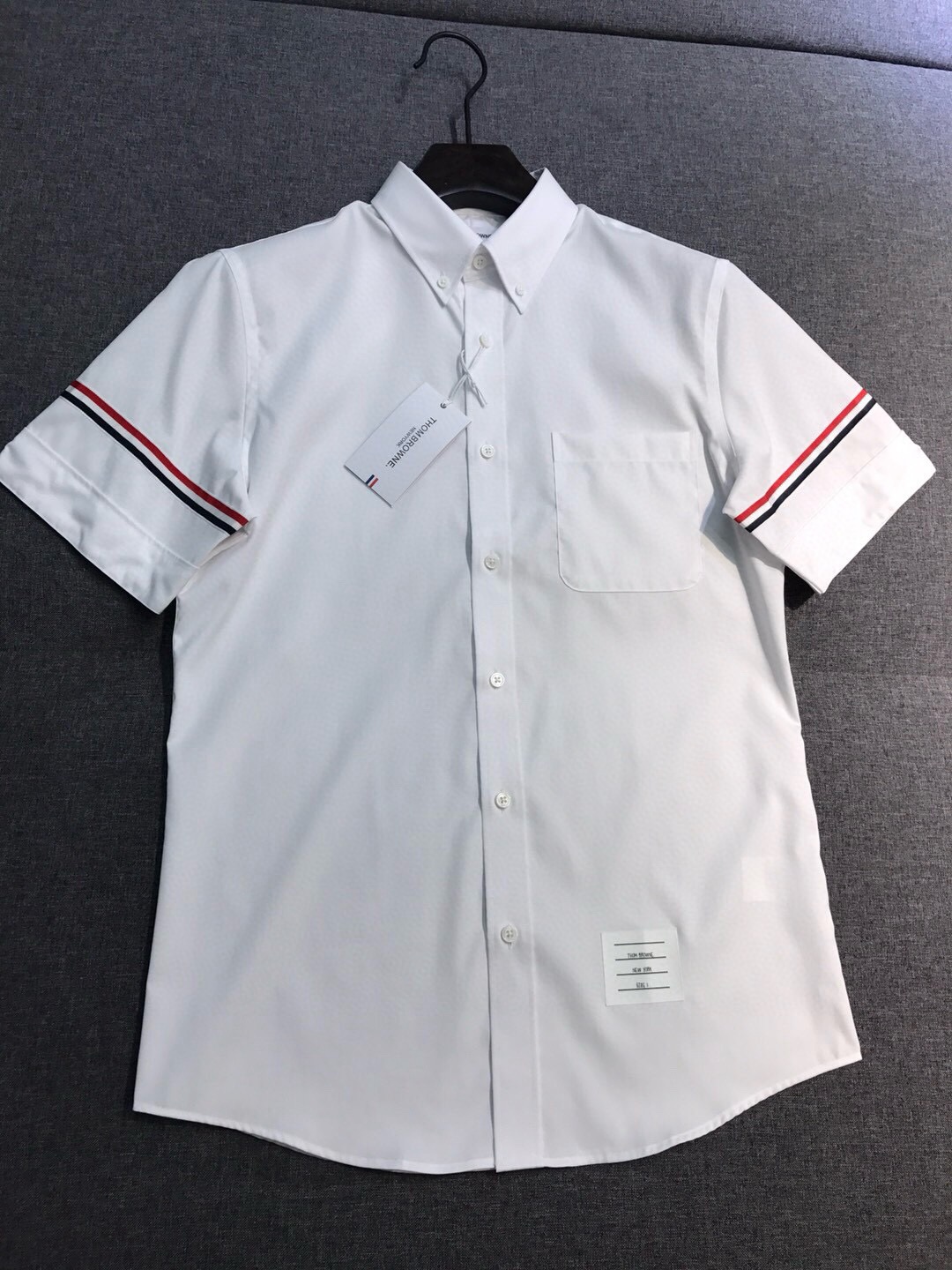 【新品】-TB/布朗尼男士时装款短袖衬衫，贸易公司渠道货，源自日本代工出品，26年春夏秀场系列，买手店里