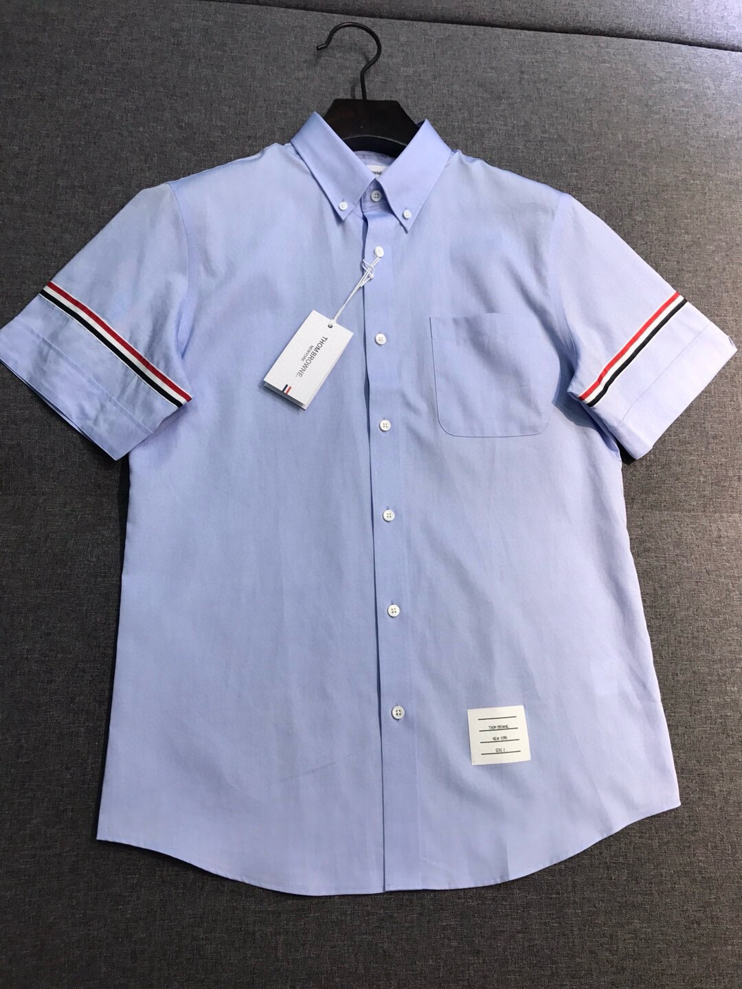 【新品】-TB/布朗尼男士时装款短袖衬衫，贸易公司渠道货，源自日本代工出品，26年春夏秀场系列，买手店里