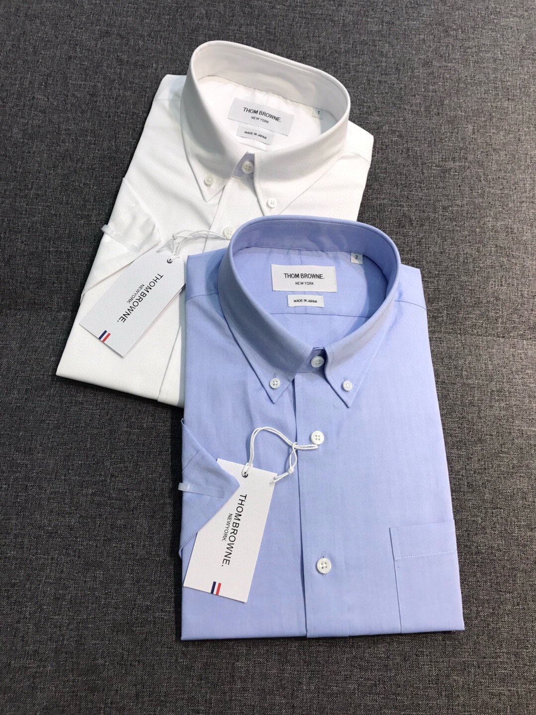 【新品】-TB/布朗尼男士时装款短袖衬衫，贸易公司渠道货，源自日本代工出品，26年春夏秀场系列，买手店里