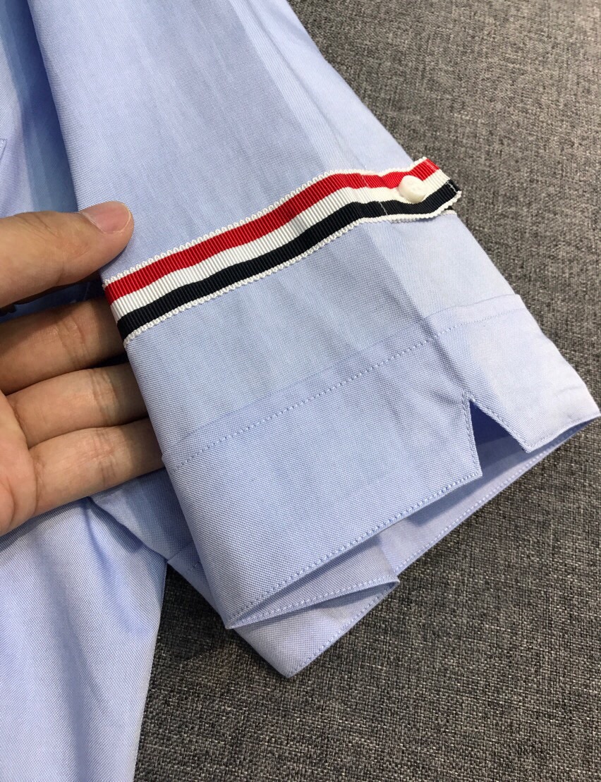 【新品】-TB/布朗尼男士时装款短袖衬衫，贸易公司渠道货，源自日本代工出品，26年春夏秀场系列，买手店里