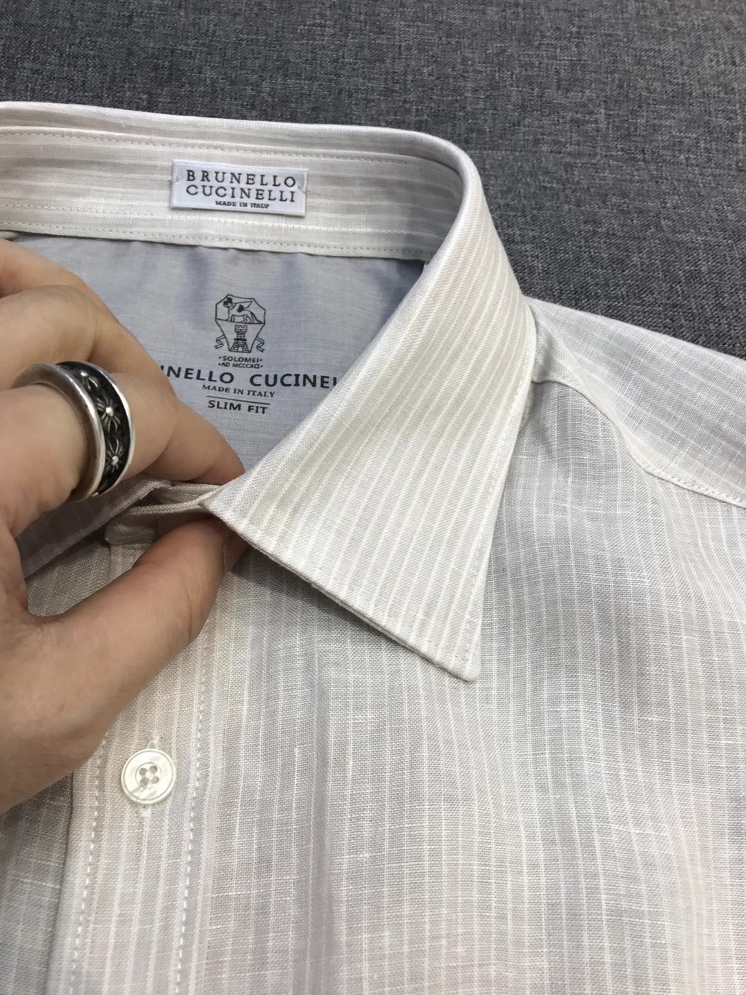 【新品-BC家族男士商务休闲比利时国宝级亚麻长袖衬衫，上海贸易公司渠道货，品相完美如斯，100%纯正血统