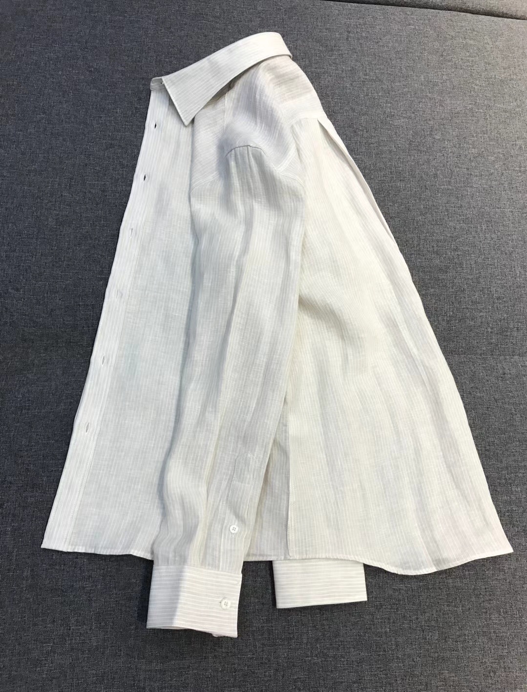 【新品-BC家族男士商务休闲比利时国宝级亚麻长袖衬衫，上海贸易公司渠道货，品相完美如斯，100%纯正血统