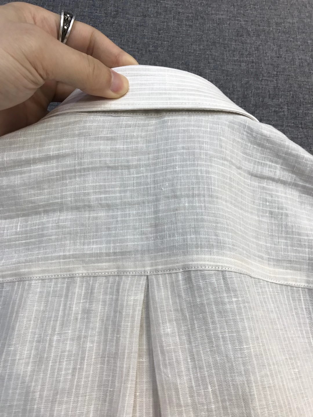 【新品-BC家族男士商务休闲比利时国宝级亚麻长袖衬衫，上海贸易公司渠道货，品相完美如斯，100%纯正血统