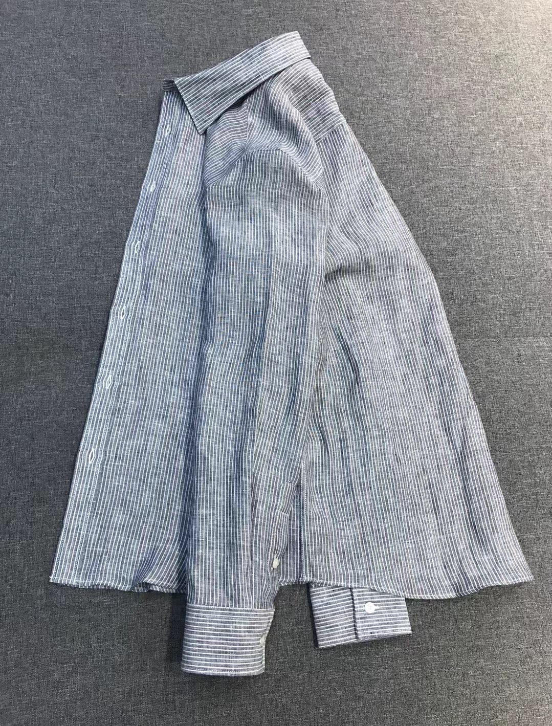 【新品】BC家族男士商务休闲比利时国宝级亚麻长袖衬衫，上海贸易公司渠道货，品相完美如斯，100%纯正血统