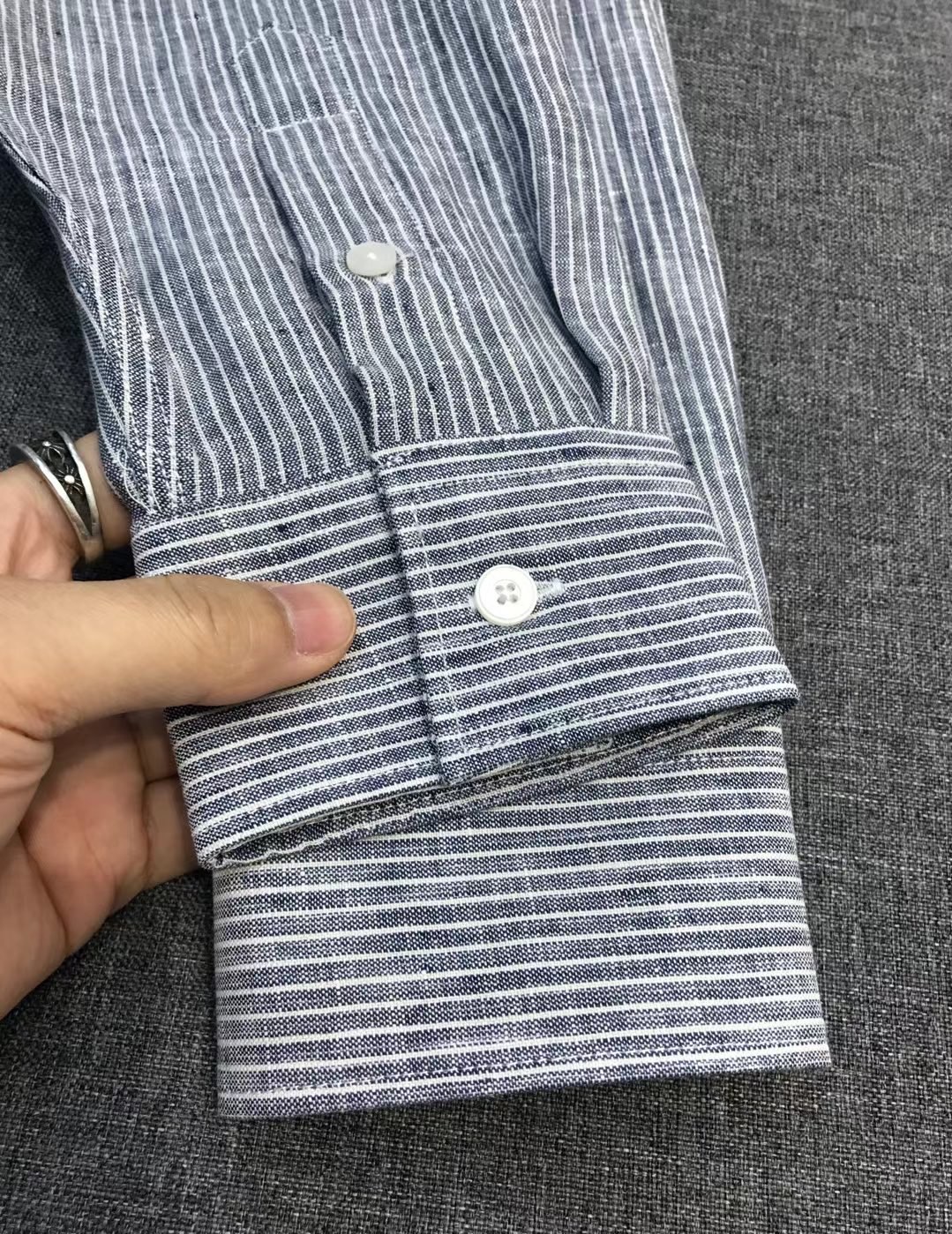 【新品】BC家族男士商务休闲比利时国宝级亚麻长袖衬衫，上海贸易公司渠道货，品相完美如斯，100%纯正血统