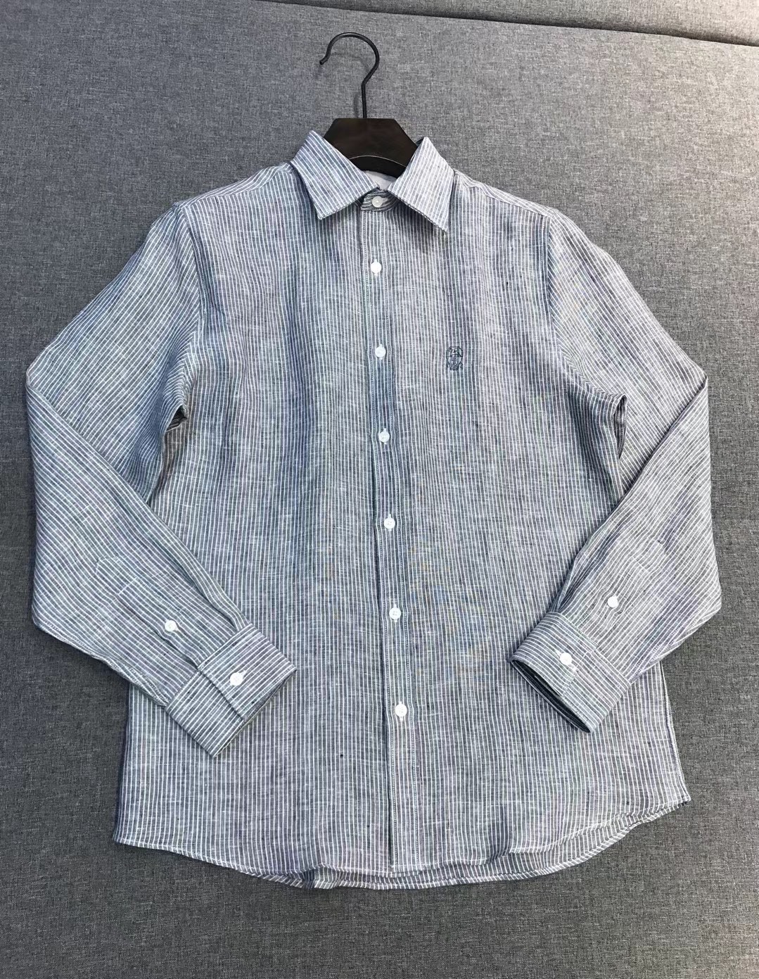 【新品】BC家族男士商务休闲比利时国宝级亚麻长袖衬衫，上海贸易公司渠道货，品相完美如斯，100%纯正血统