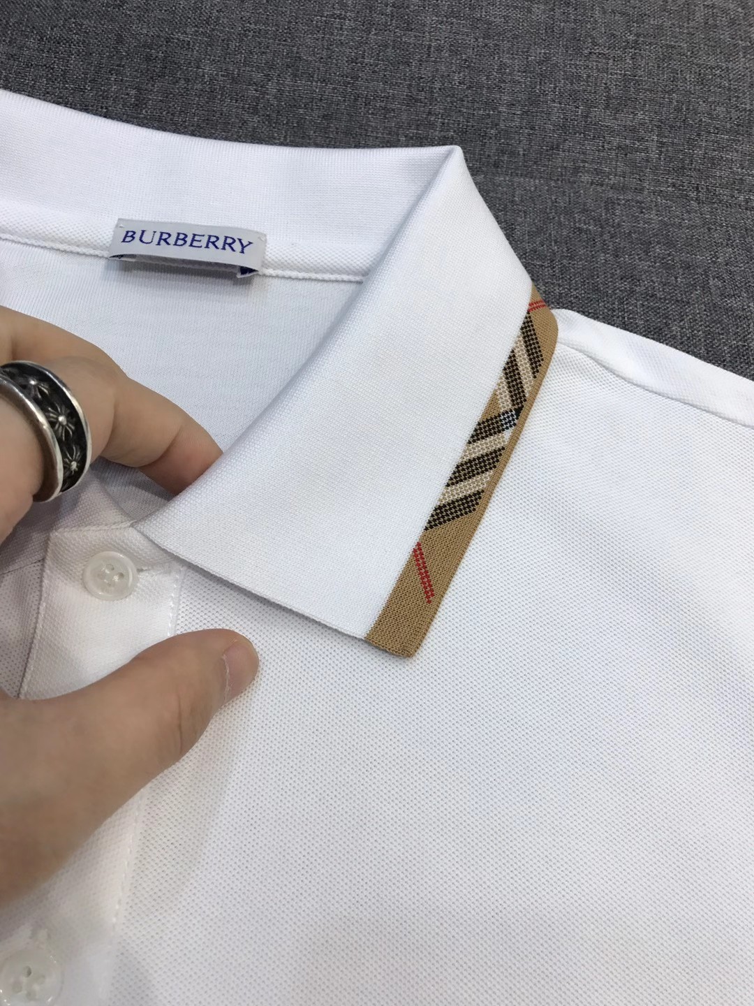 【新品】-格纹世家男士时装款商务休闲珠地棉翻领POLO衫，贸易公司洋行货，高端突尼斯代工出品，纯正血统品