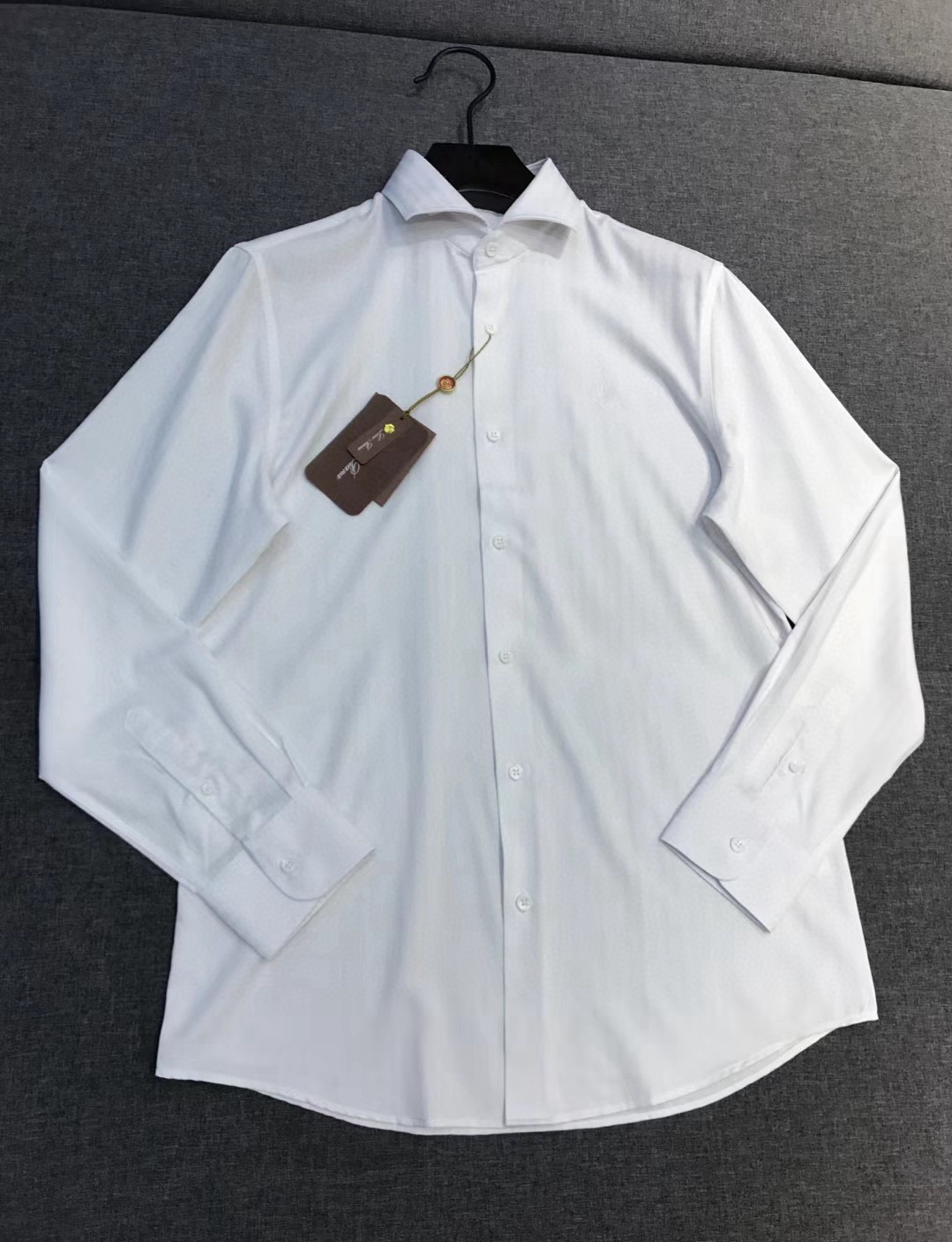 【新品】Loro Piana男士高端商务休闲提花长袖衬衫，贸易公司渠道臻品，系出名门，纯正血统品质，26