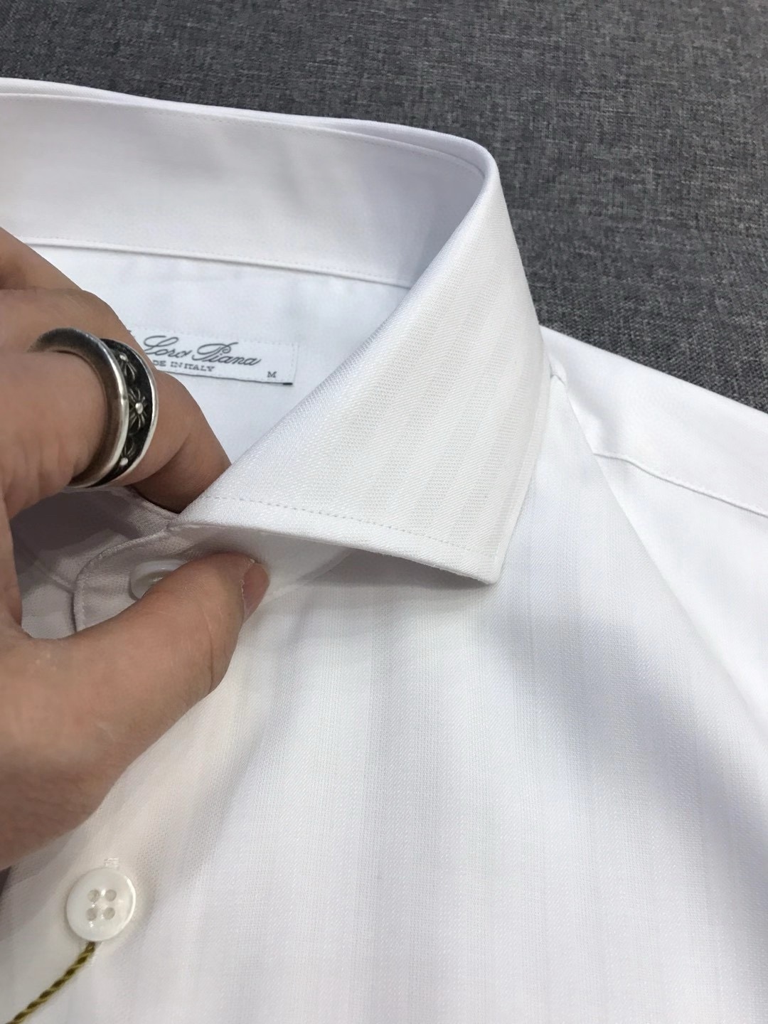 【新品】Loro Piana男士高端商务休闲提花长袖衬衫，贸易公司渠道臻品，系出名门，纯正血统品质，26