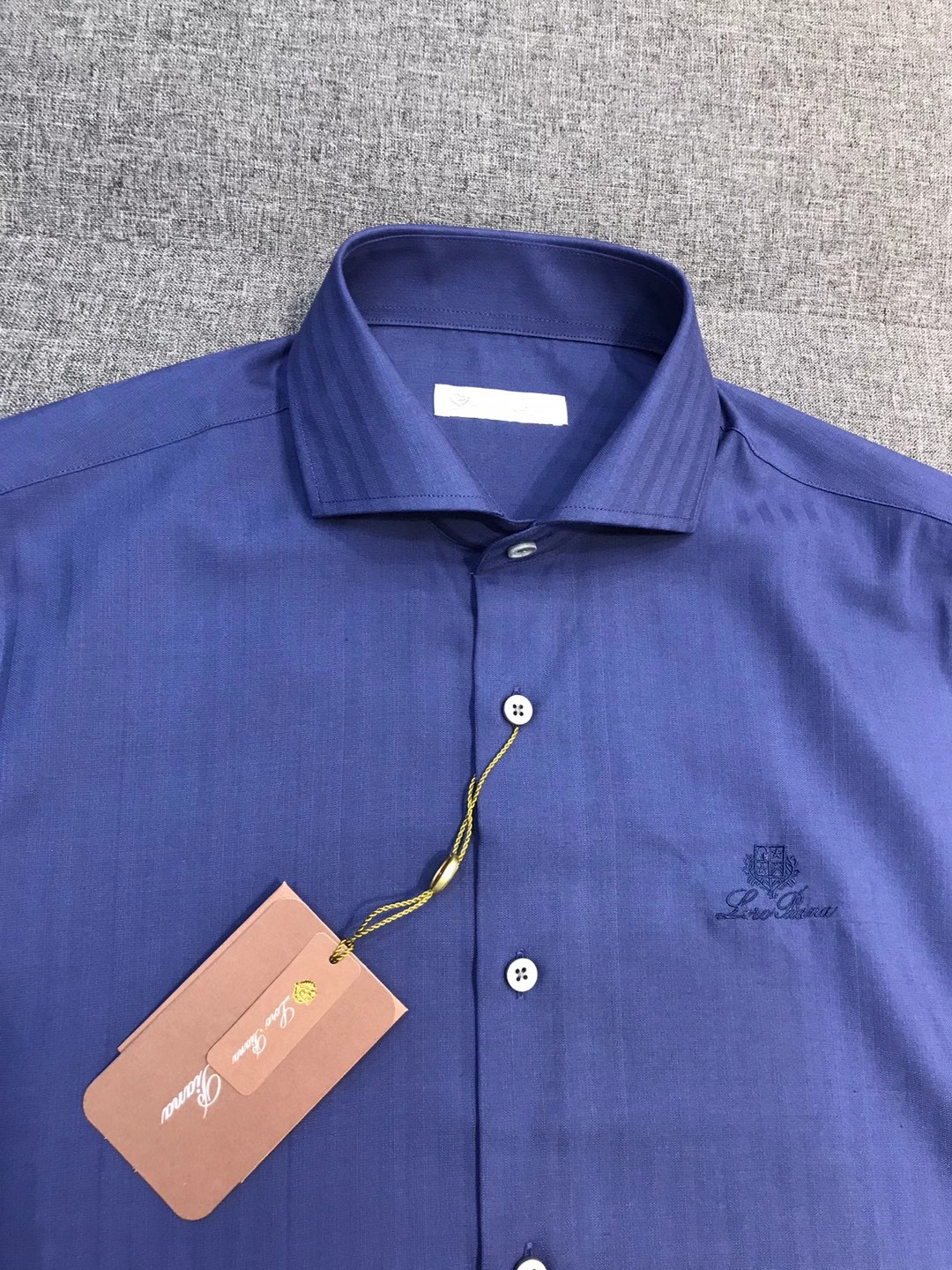 【新品】Loro Piana男士高端商务休闲提花长袖衬衫，贸易公司渠道臻品，系出名门，纯正血统品质，26