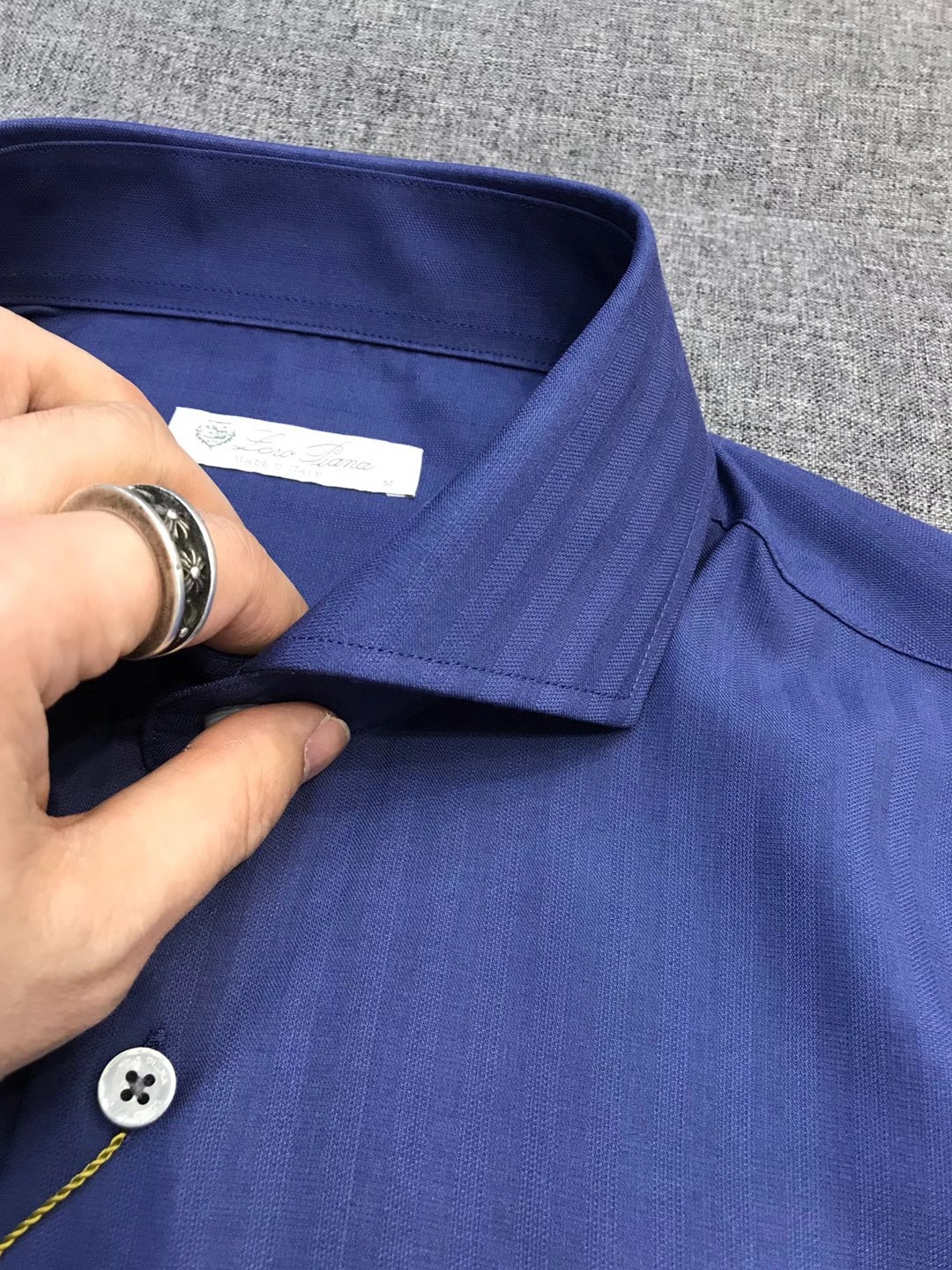 【新品】Loro Piana男士高端商务休闲提花长袖衬衫，贸易公司渠道臻品，系出名门，纯正血统品质，26