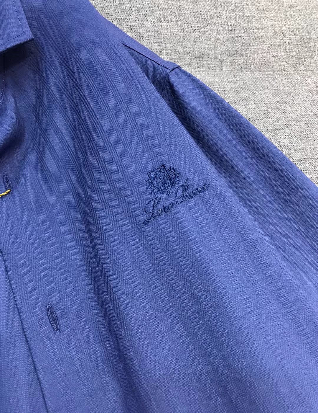 【新品】Loro Piana男士高端商务休闲提花长袖衬衫，贸易公司渠道臻品，系出名门，纯正血统品质，26