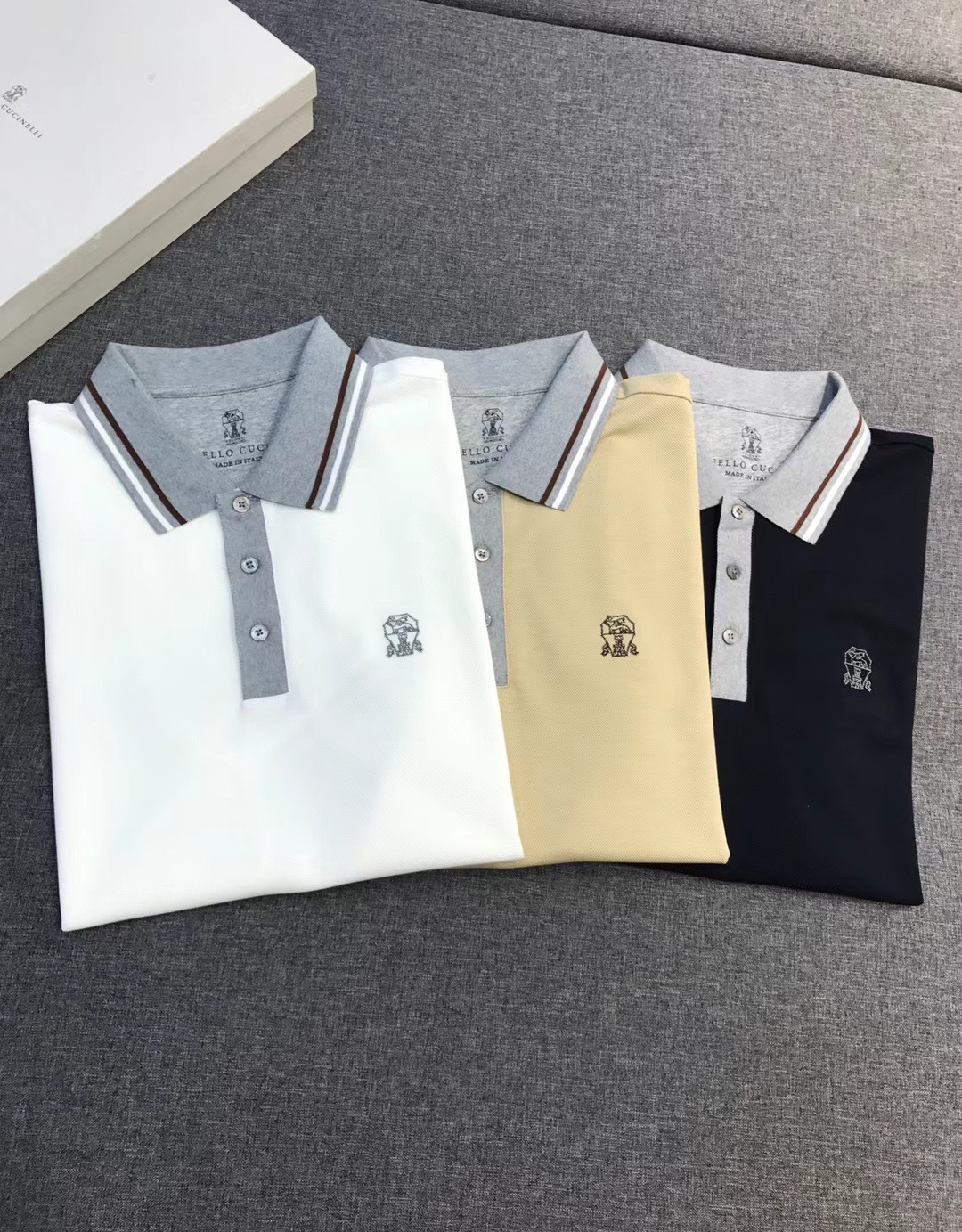 【新品】 BC男士商务休闲撞色翻领长袖POLO衫，上海贸易公司货，100%纯正血统品质，26年春夏新品，