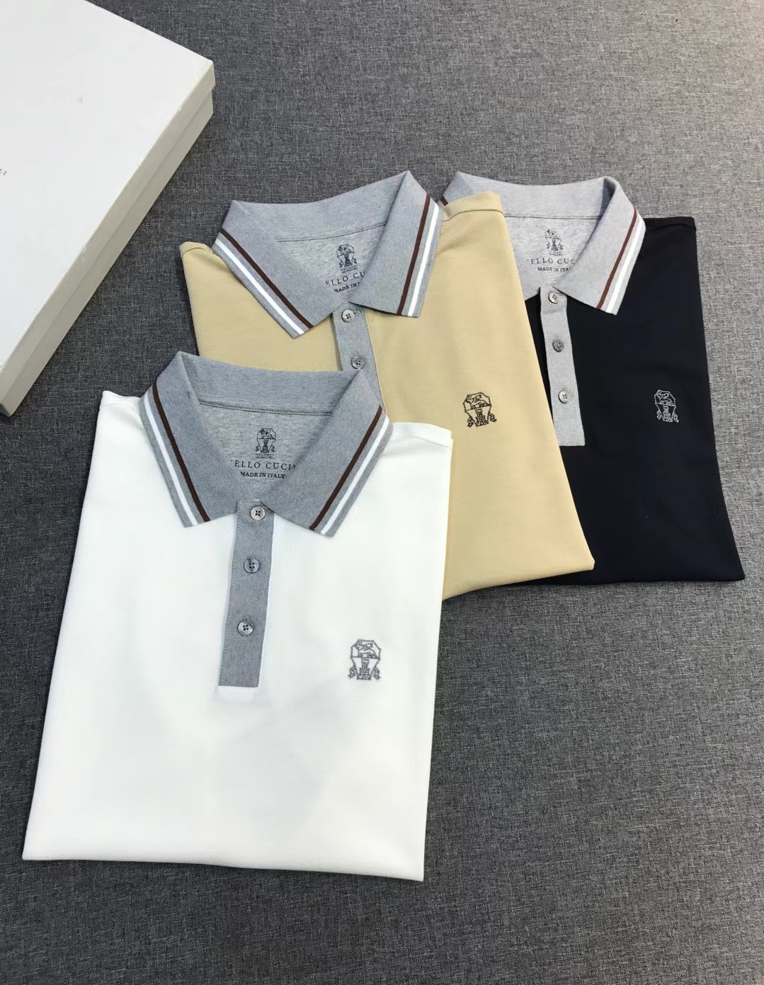 【新品】 -BC男士商务休闲撞色翻领长袖POLO衫，上海贸易公司货，100%纯正血统品质，26年春夏新品